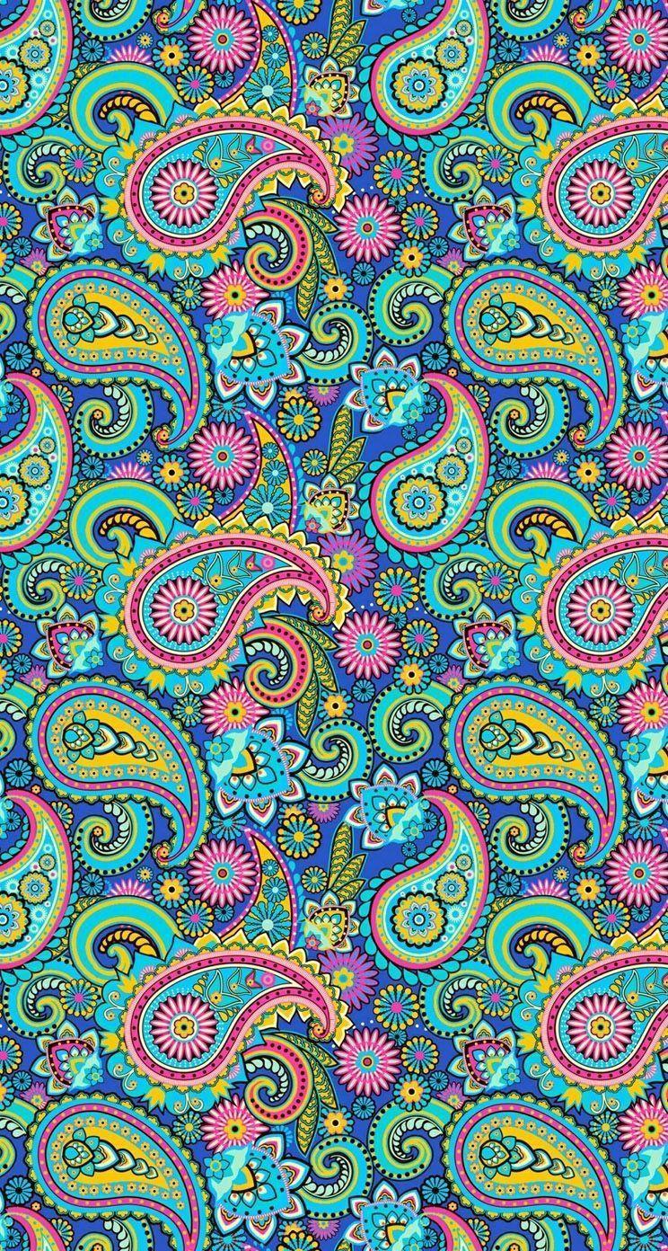 Purple Paisley Wallpaper Free