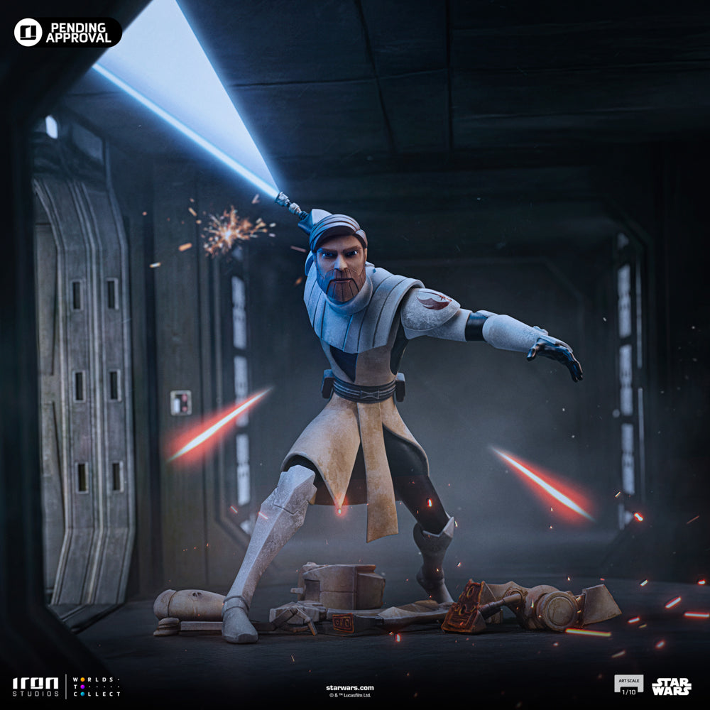 Clone Wars Wan Kenobi Art Scale 1