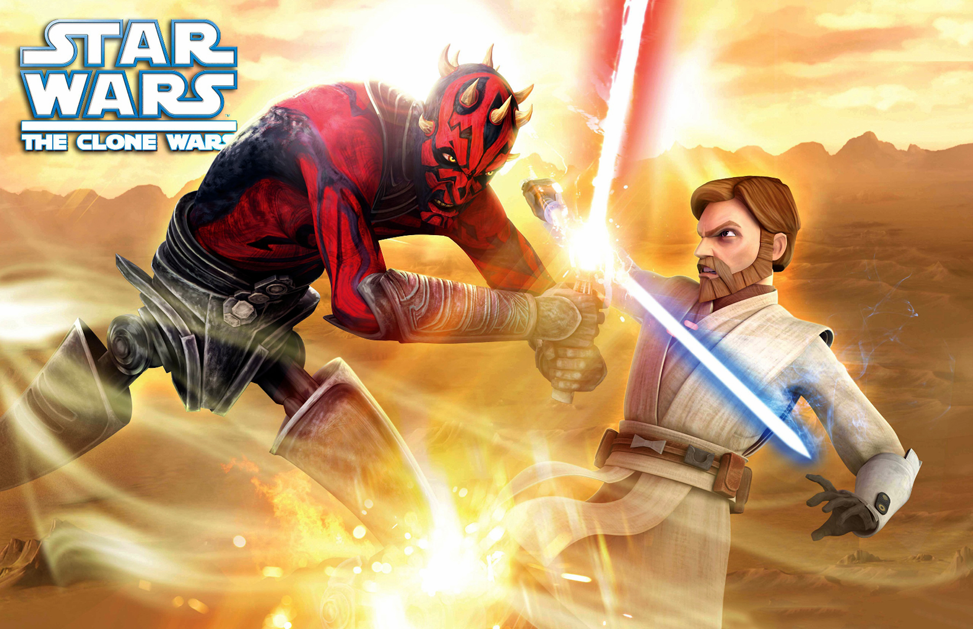 Darth Maul Vs Obi Wan Clone Wars
