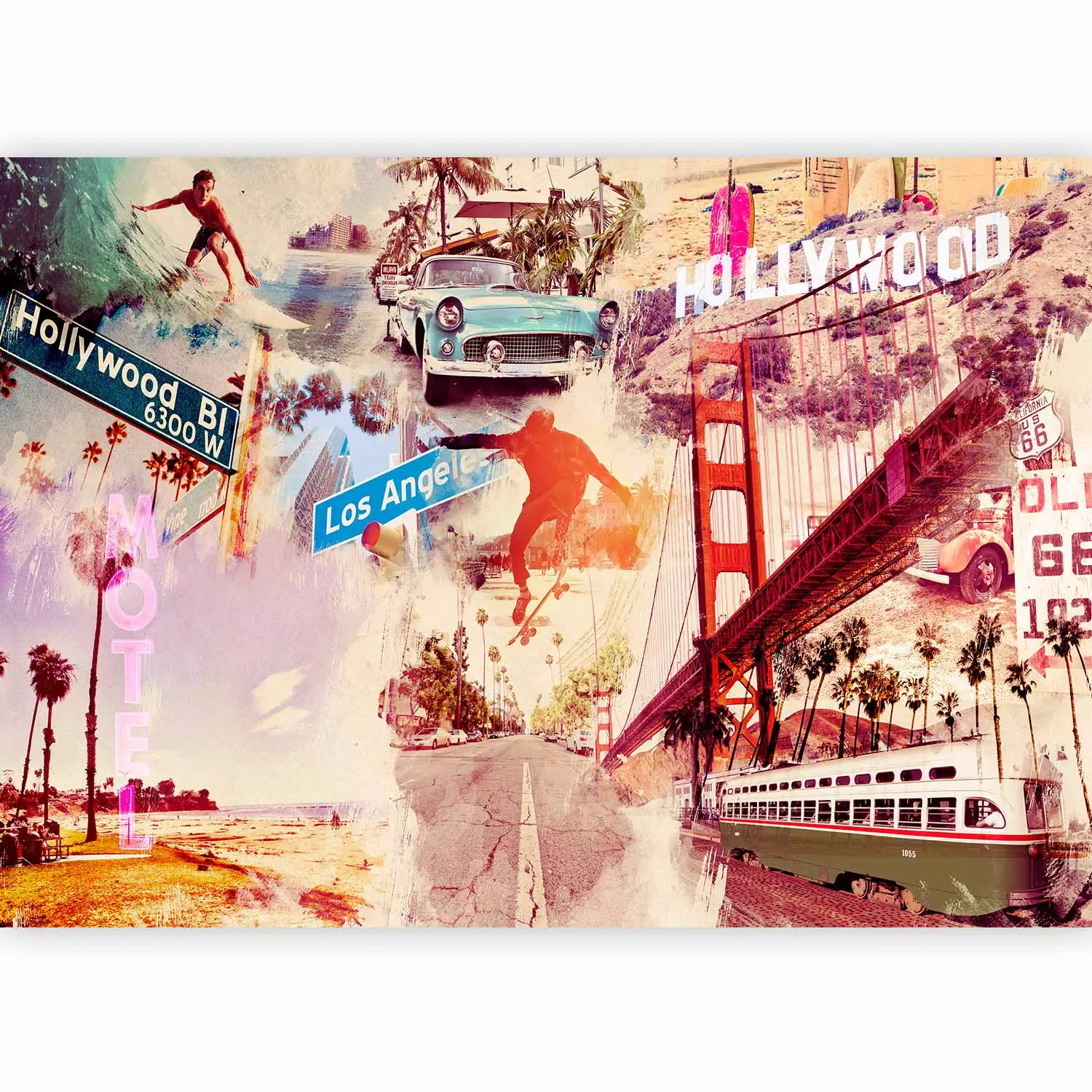 Wall Mural Hollywood, Miami, Los