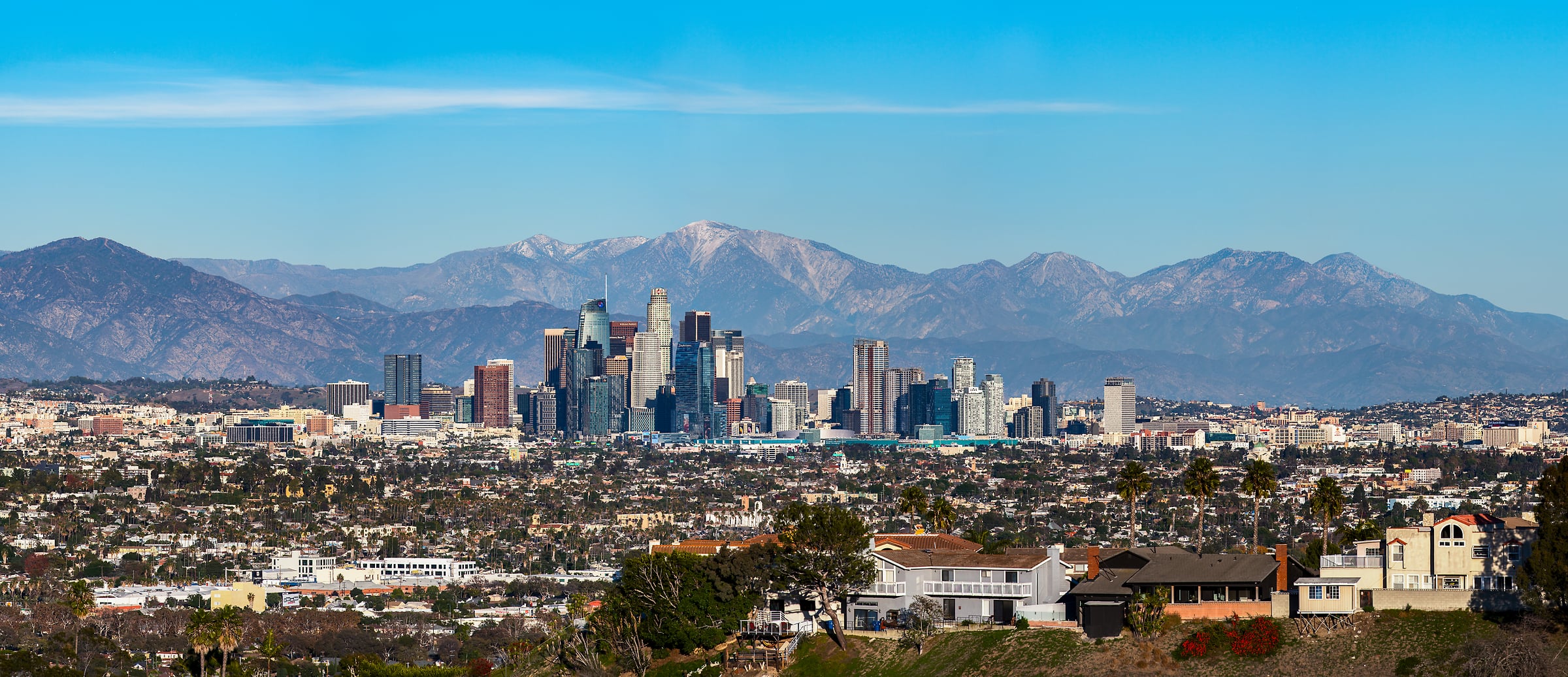 Downtown Los Angeles skyline photo