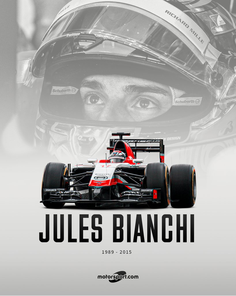 Today we remember Jules Bianchi who