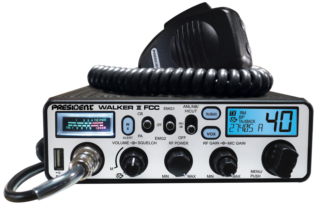 President Walker II CB Radio. Right