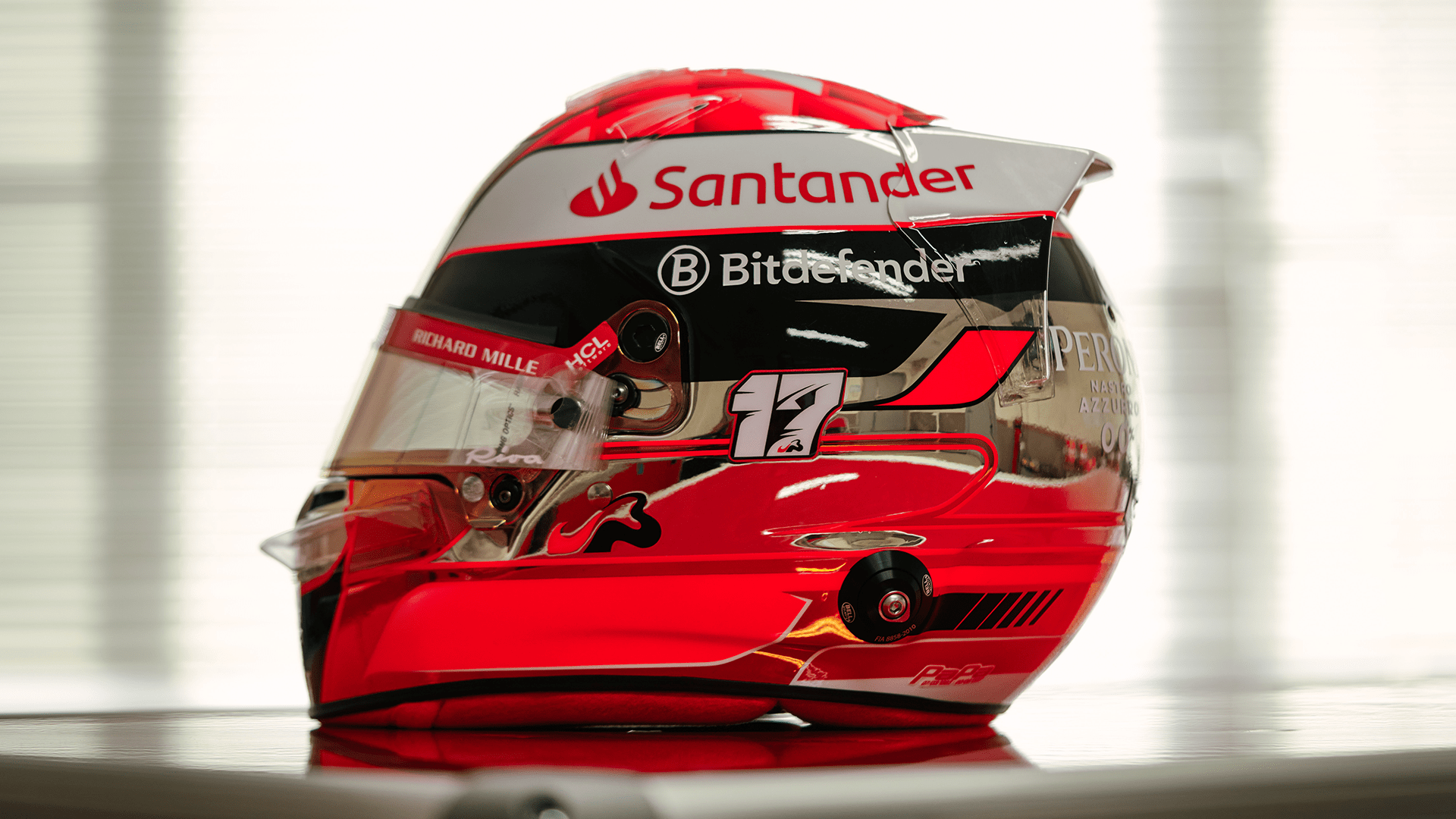 Charles Leclerc reveals tribute helmet