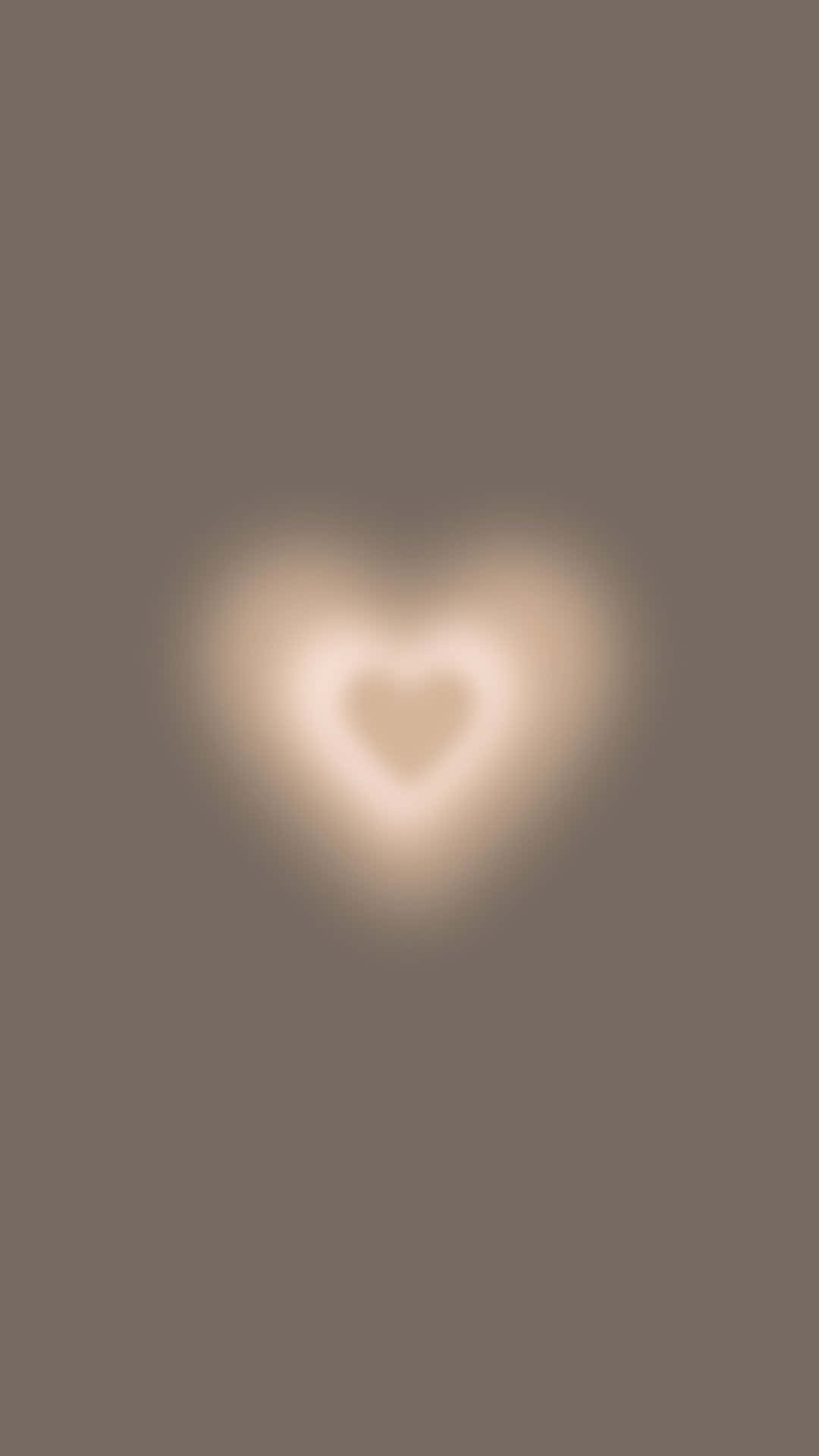 Download Glowing Heart Aura Wallpaper