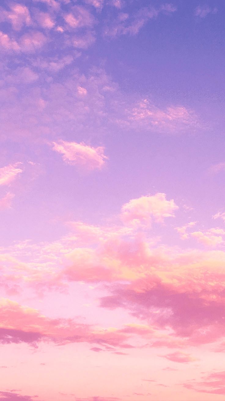 Pastel Light Purple Aesthetic Clouds