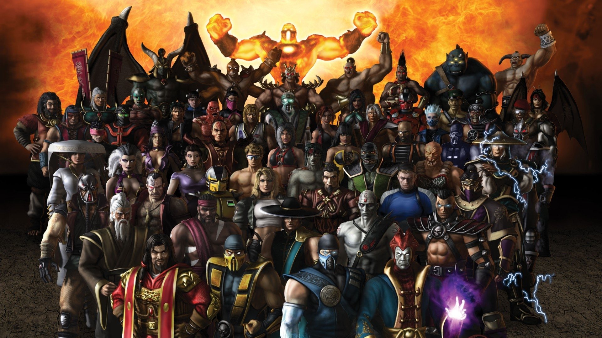Best Mortal Kombat characters wallpaper