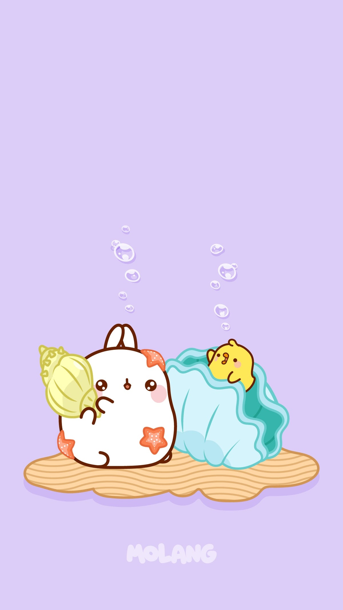 Molang Ocean Wallpaper: Discover