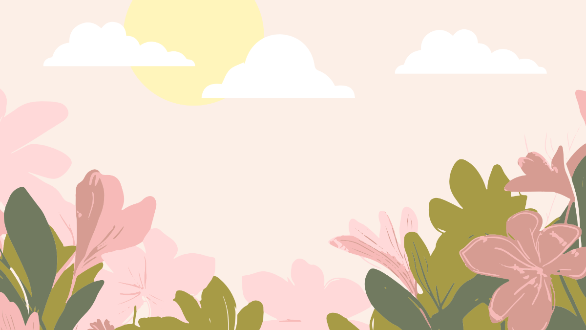 Free Spring Background Image, Editable