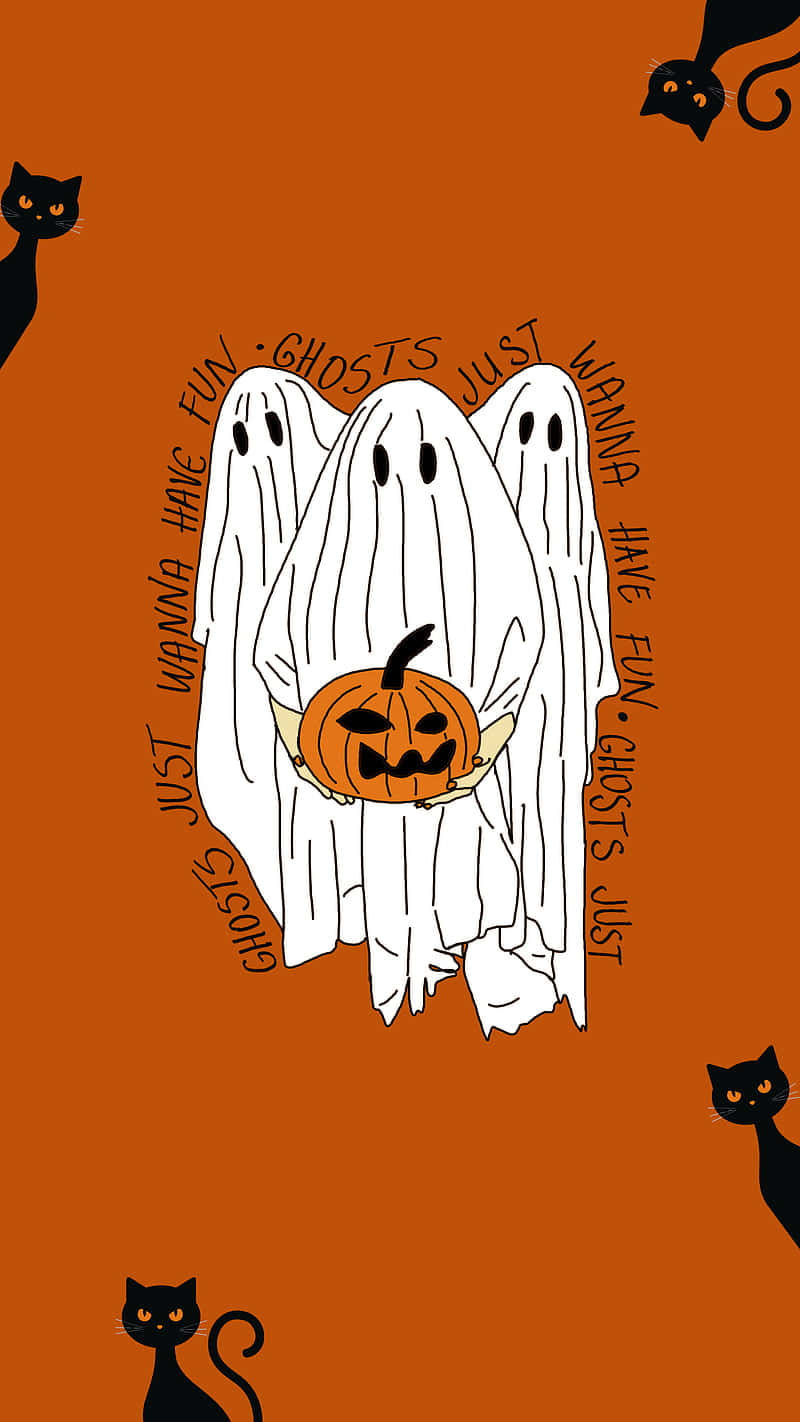 Download Vintage Ghost Halloween Fun