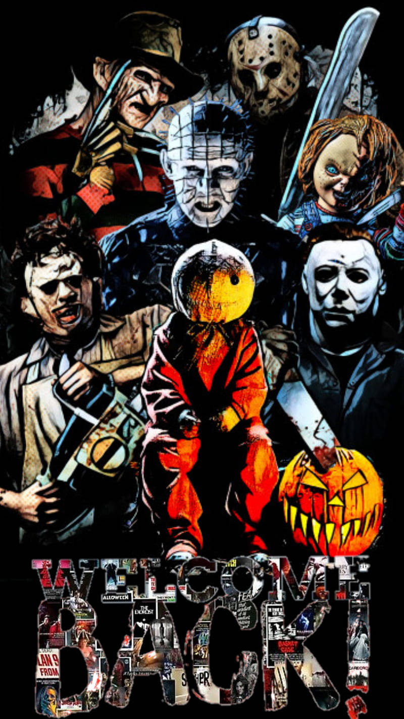 Classic Characters Horror Phone