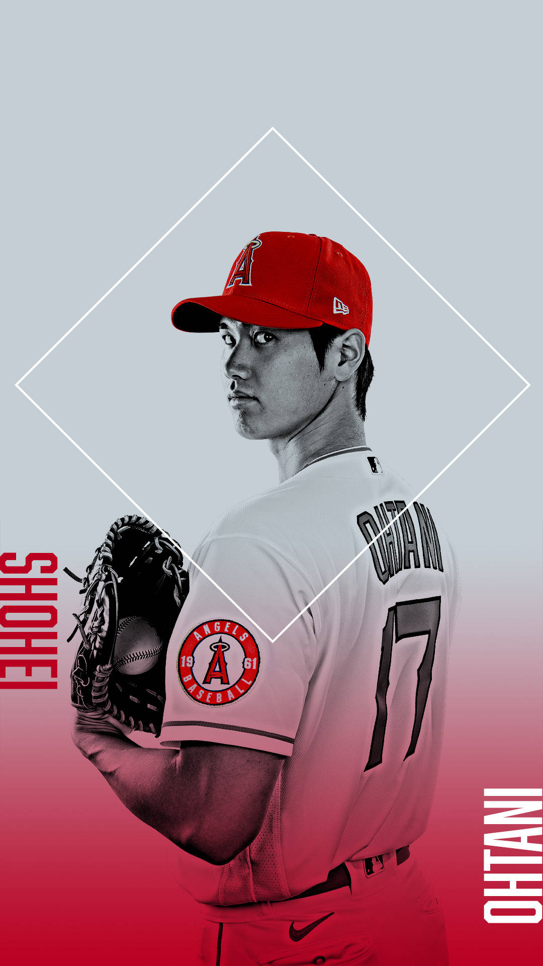 Download Los Angeles Angels Shohei Ohtani Diamond Wallpaper