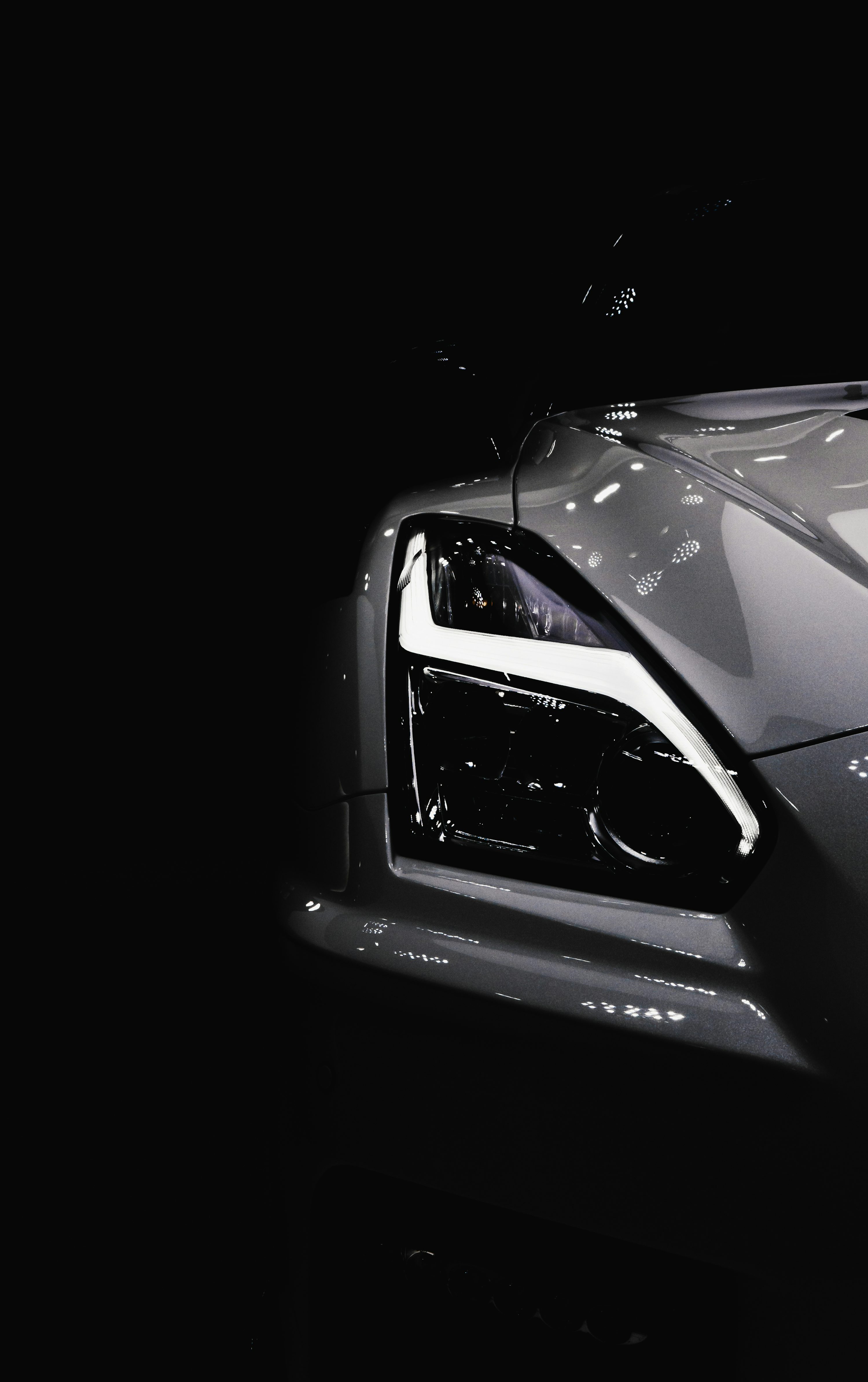 Black And White Car Picture
