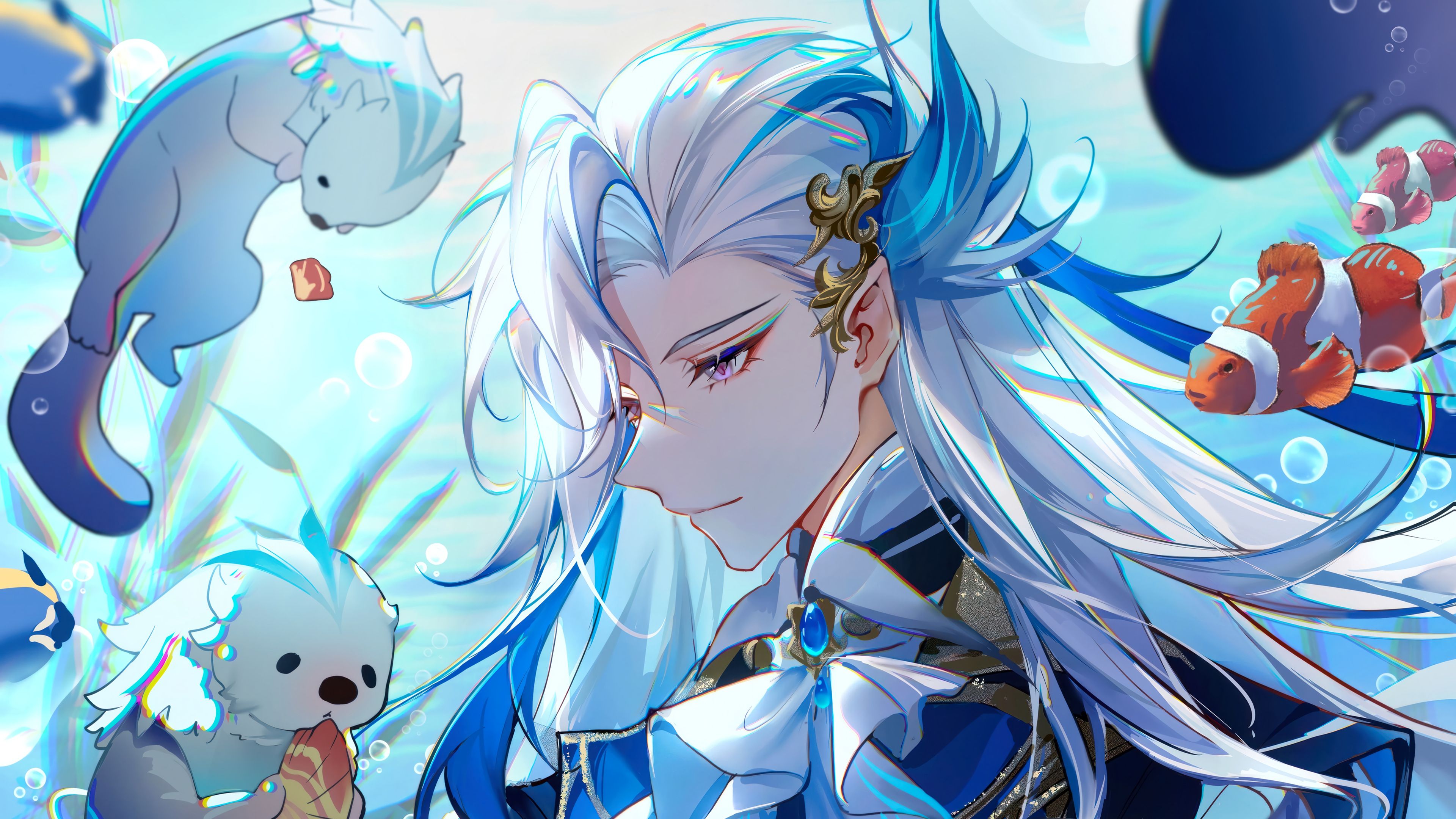 Neuvillette Pc wallpaper Genshin Impact