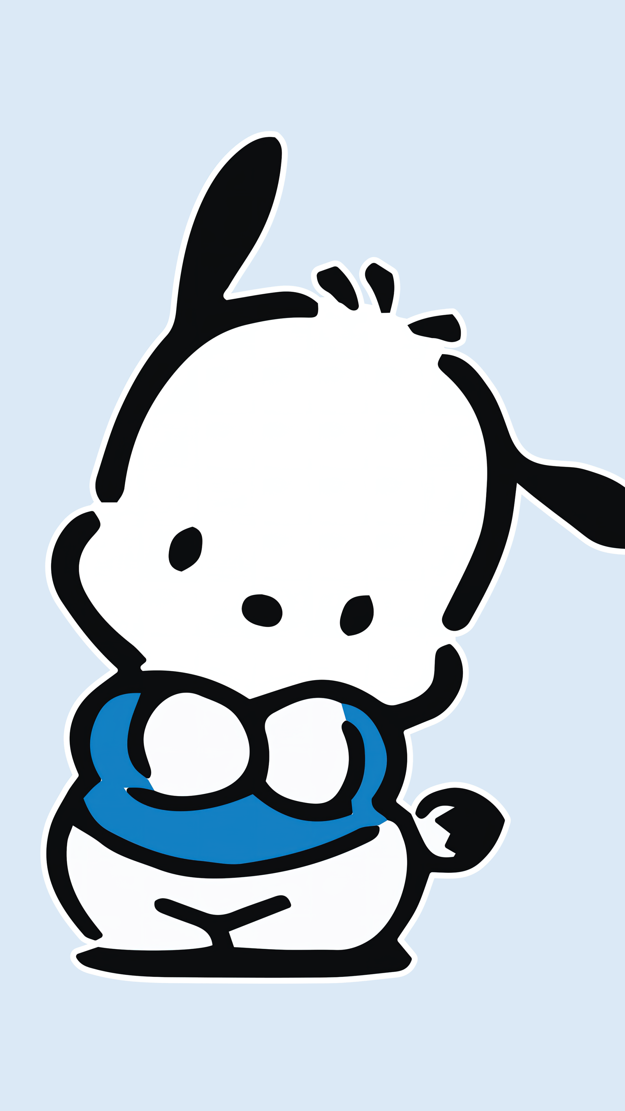 Pochacco Wallpaper 4K, Minimalist, 8K