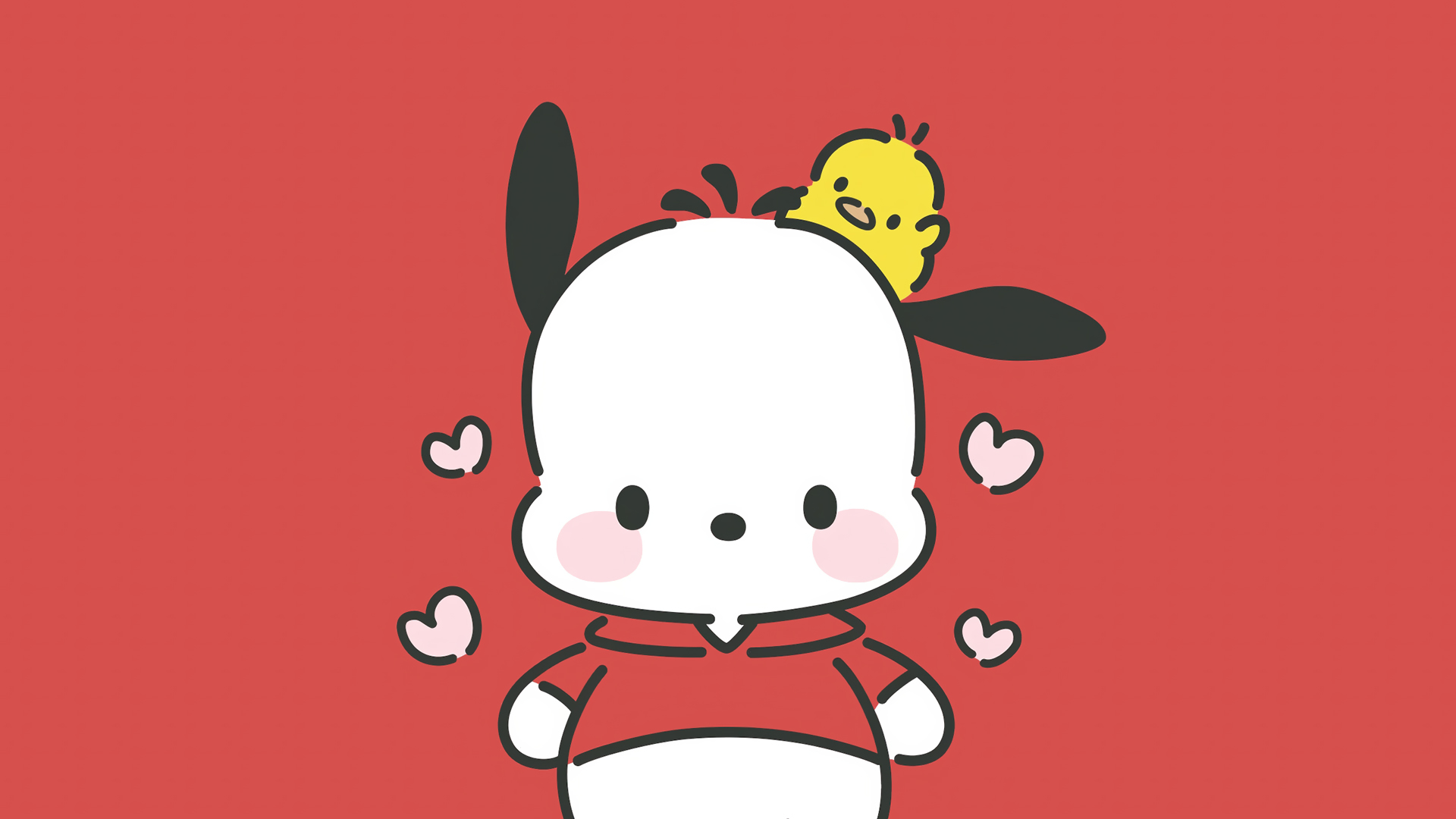 Pochacco's Charming HD Sanrio Wallpaper Delight