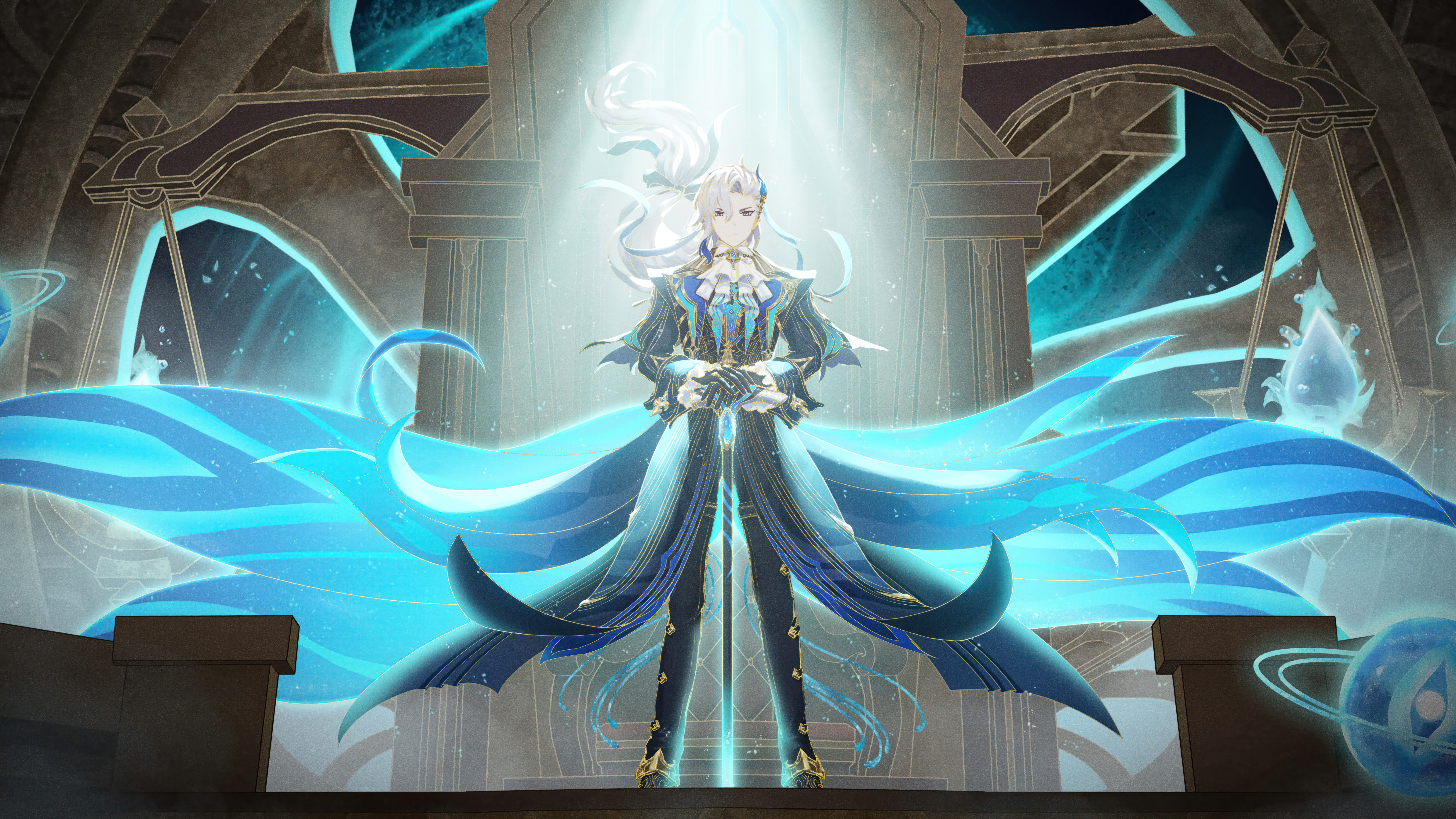 Genshin Impact Neuvillette HD Wallpaper and Background