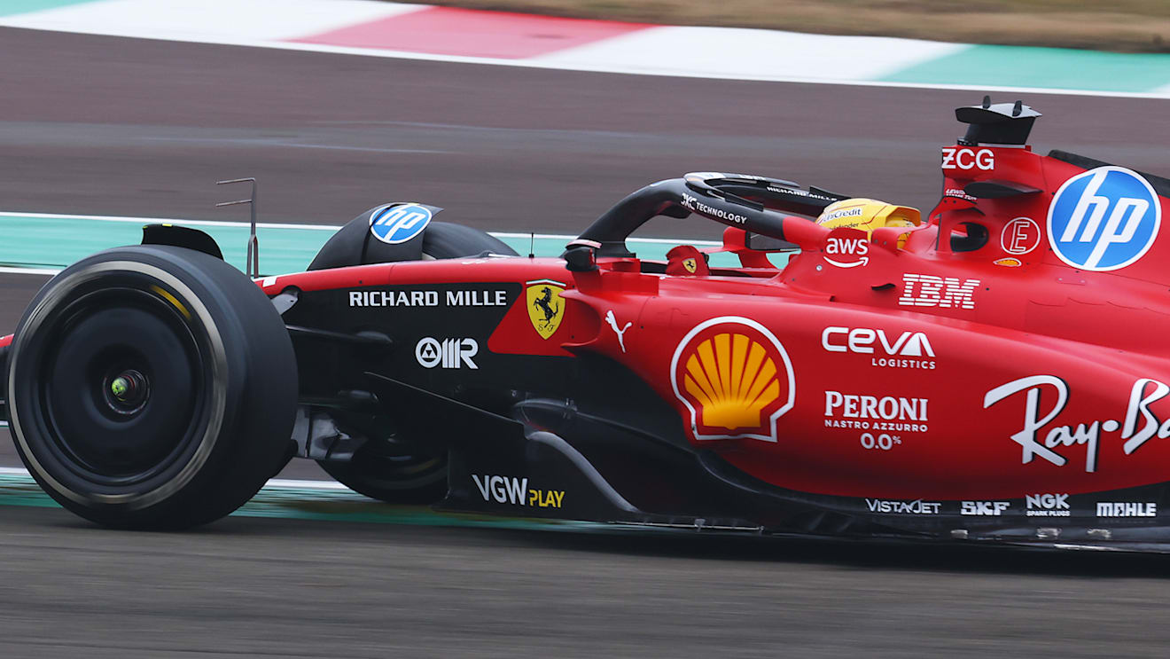 GALLERY: Lewis Hamilton pictured driving a Ferrari F1 car for the first time at Fiorano. Formula 1®