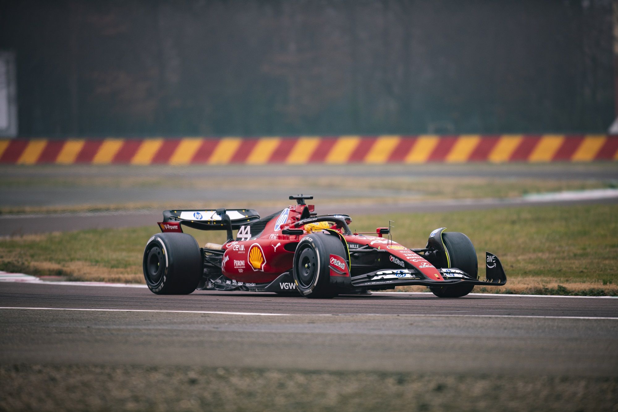 Hamilton has first Ferrari F1 test run at Fiorano, Leclerc joins in