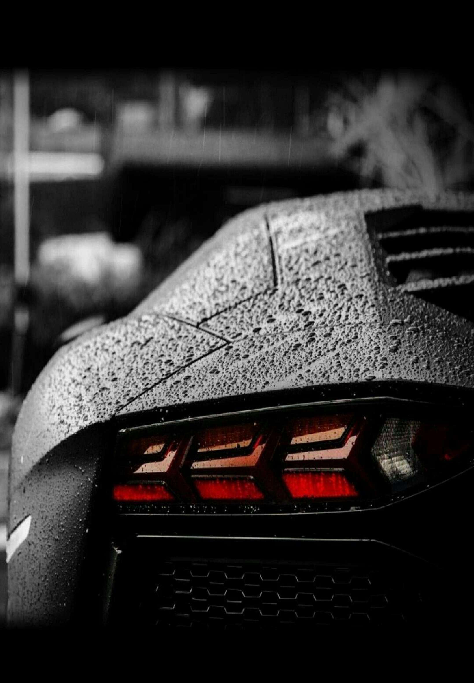 Black Sports Car 4K iPad Wallpaper