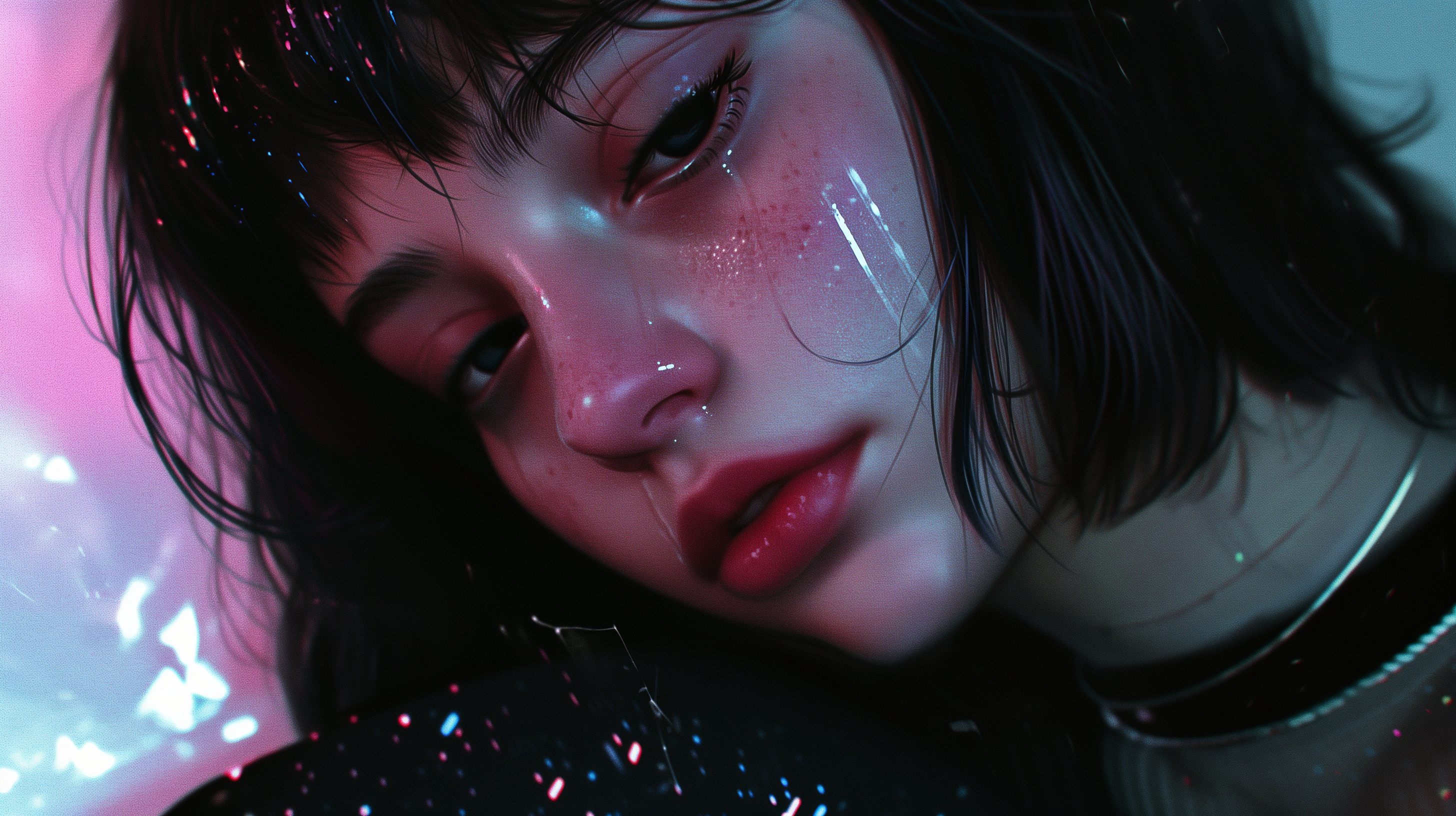 Sorrowful Lofi Girl HD Wallpaper