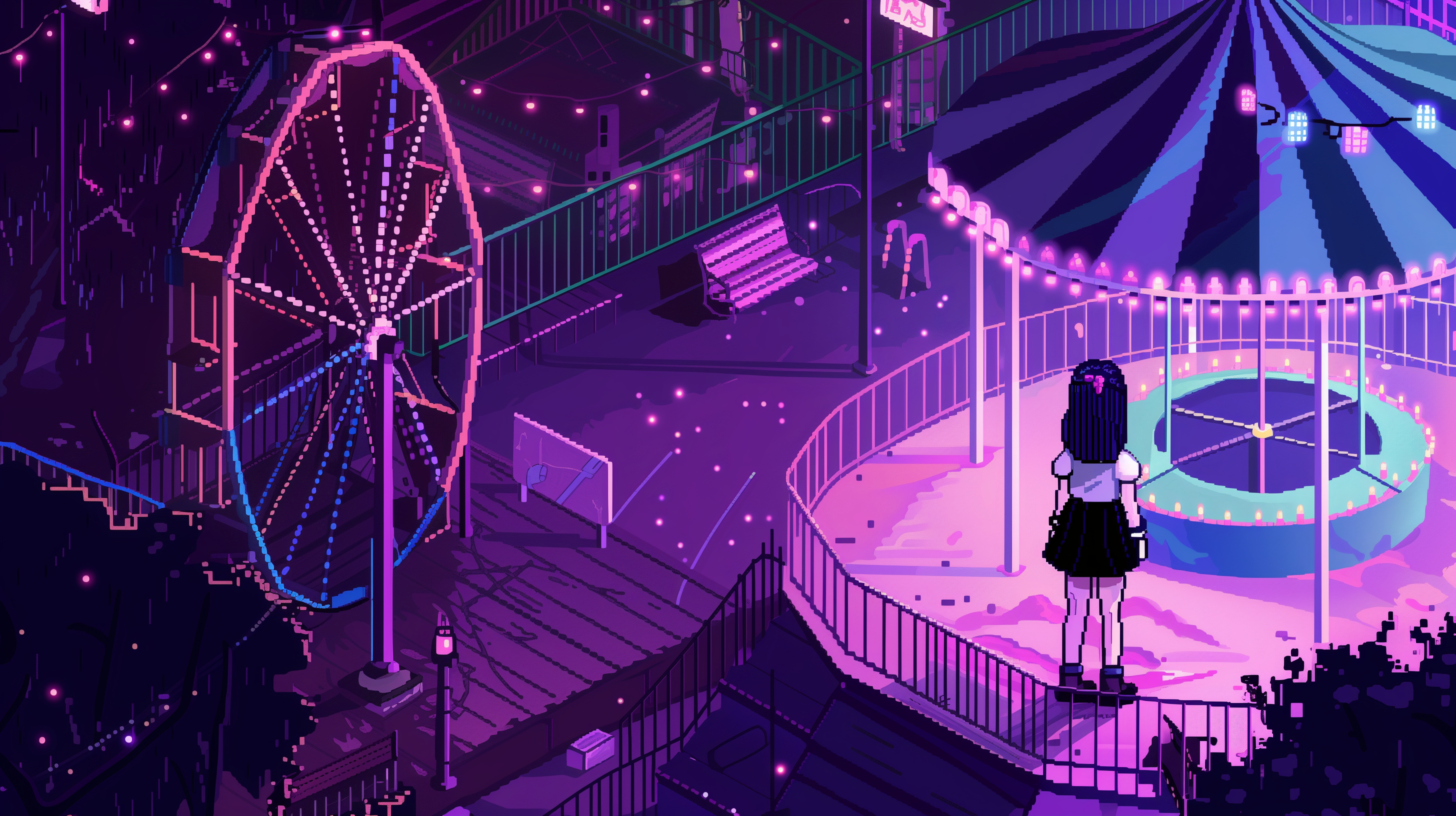 Lofi Carnival HD Wallpaper