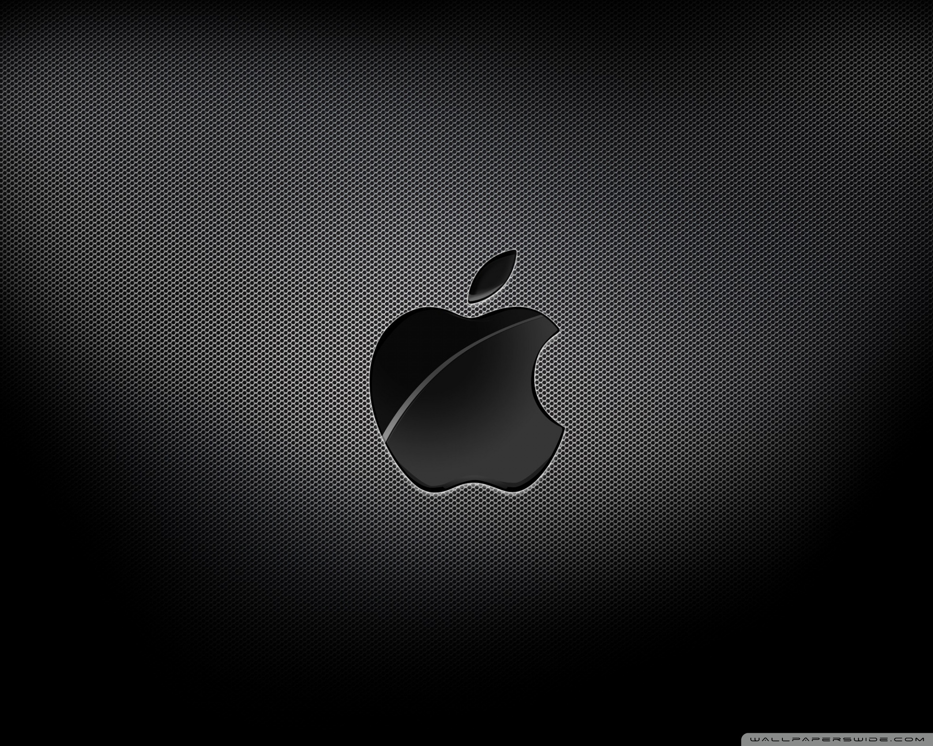 Apple Black Background 4K UHD Wallpaper