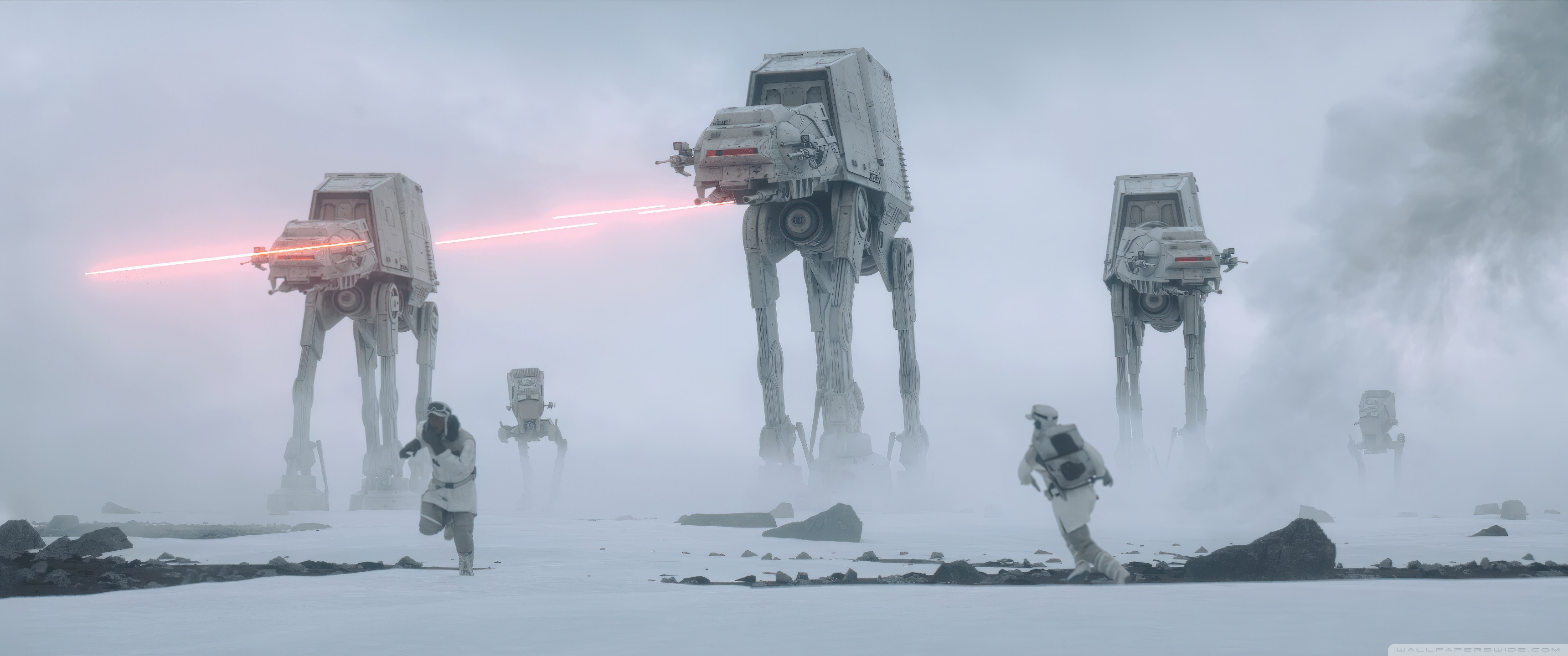 Star Wars Walkers 4K UHD Wallpaper