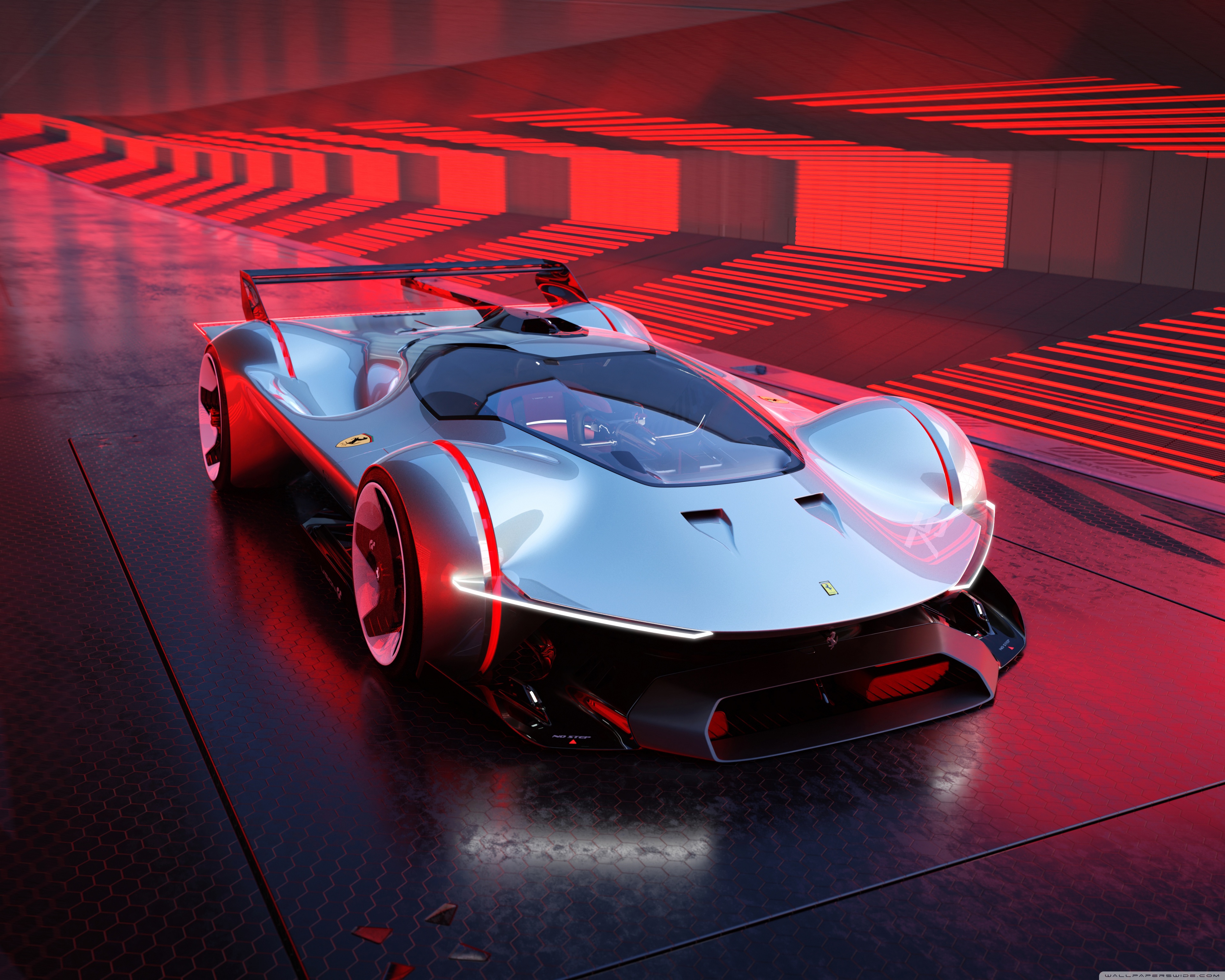 Ferrari Concept Car Background 4K UHD