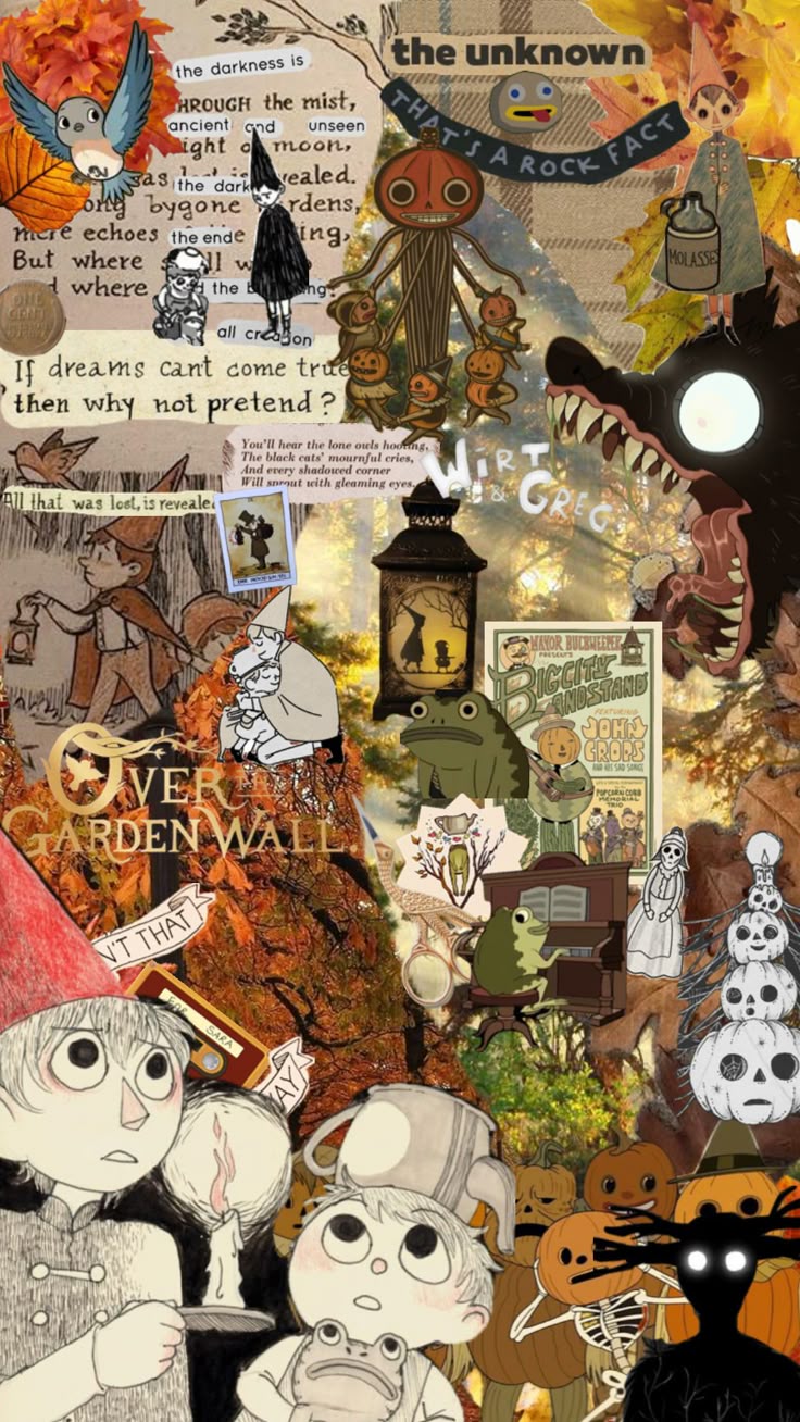 Over the garden wall, Fairy wallpaper