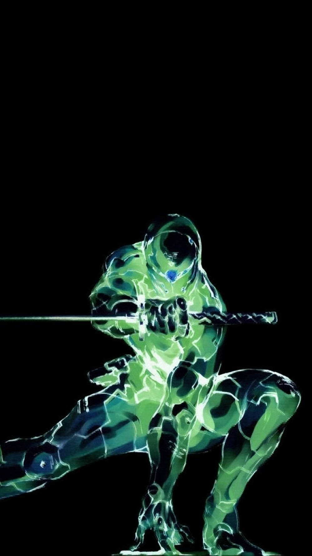 iPhone Gaming Metal Gear Green