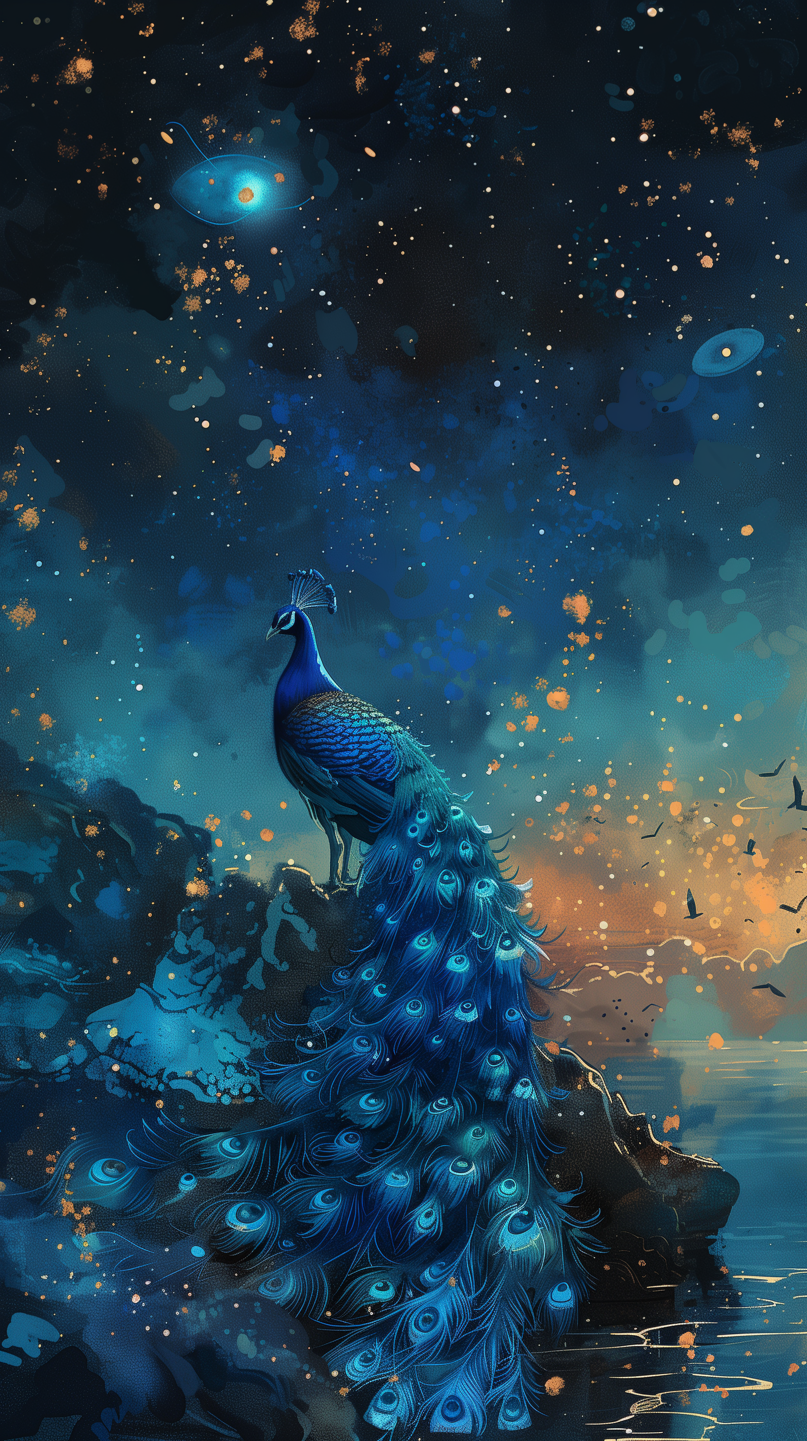 Peacock iPhone Wallpaper