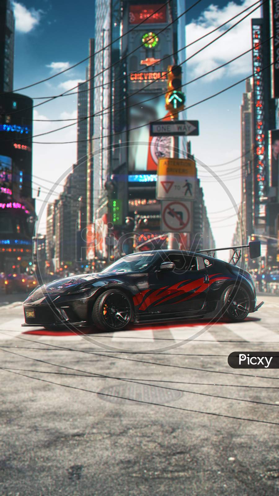 Stylish Car Wallpaper 8K Full HD