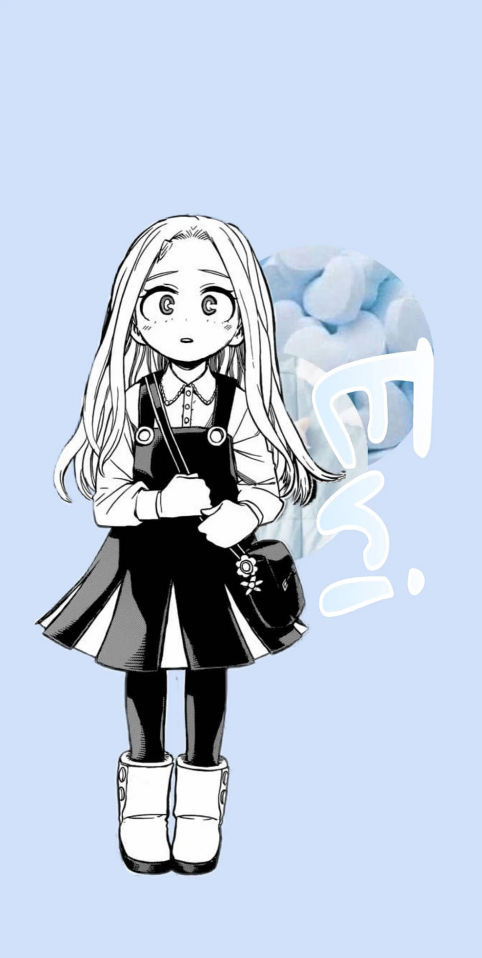 Pastel Blue Eri Wallpaper