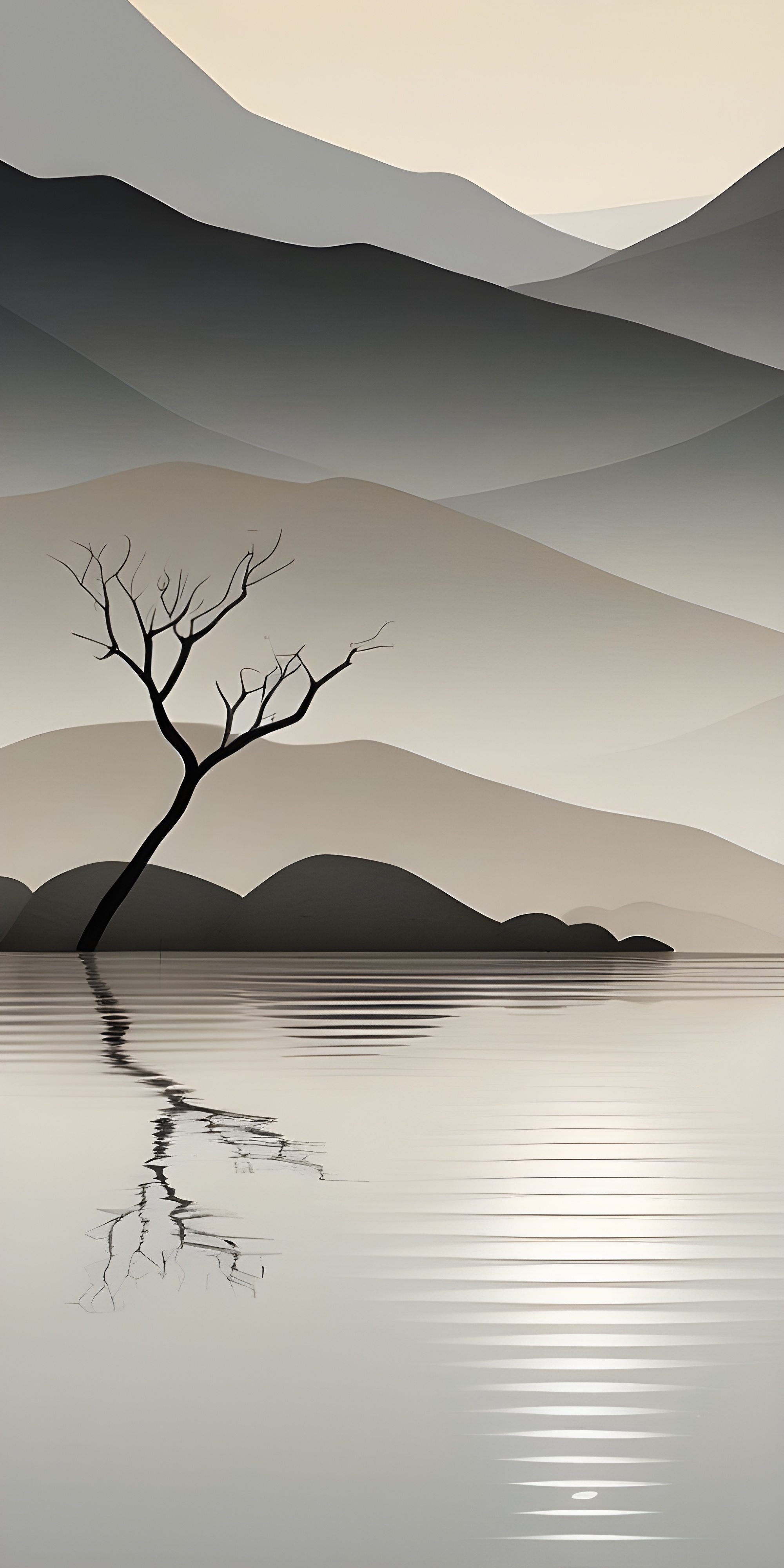 White Abstract Interesting Phone