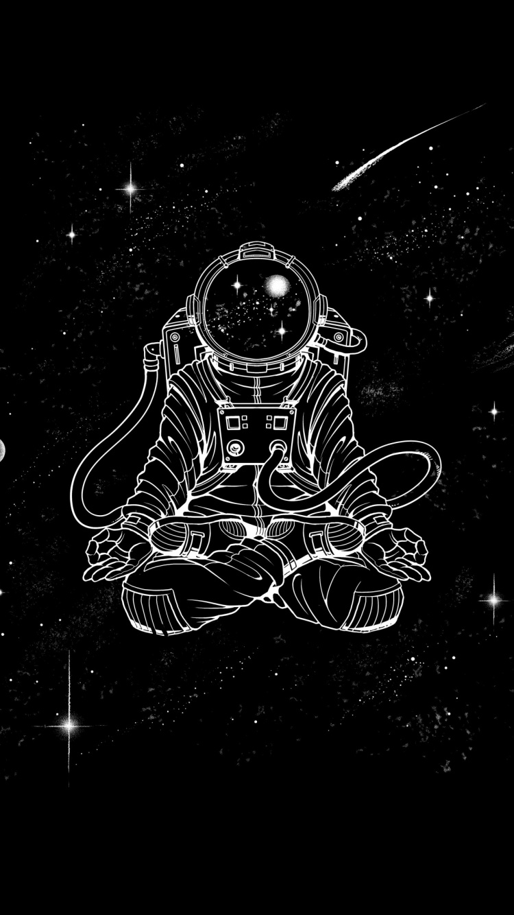 Astronaut Wallpaper 4K, Yoga