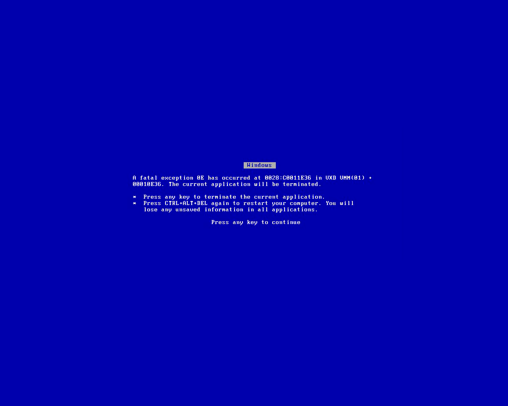 HD Wallpaper: Technology Error Screen