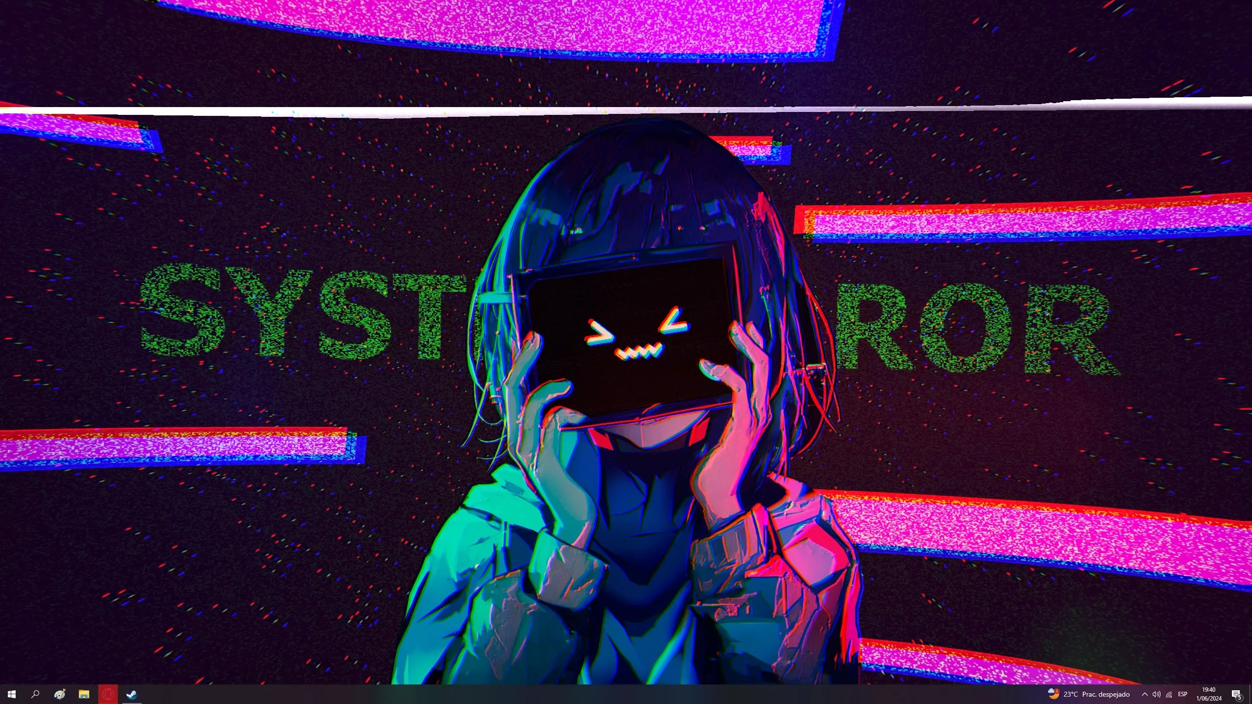 Live wallpaper Anime girl