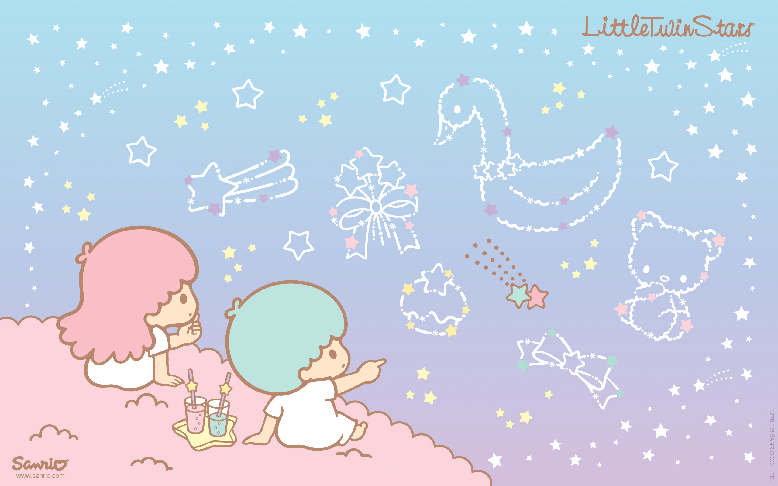 Little Twin Stars HD Wallpaper