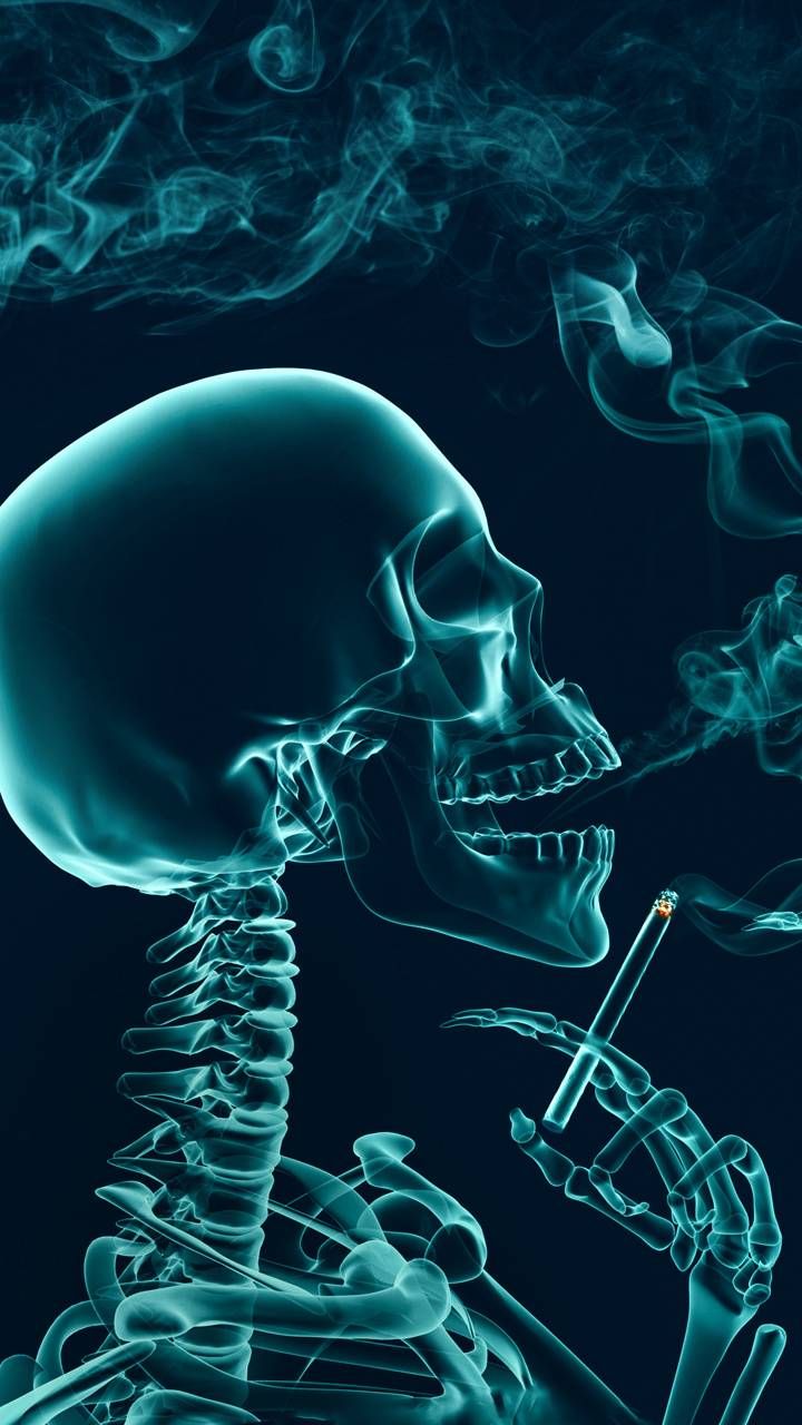 smoking roentgen skele wallpaper