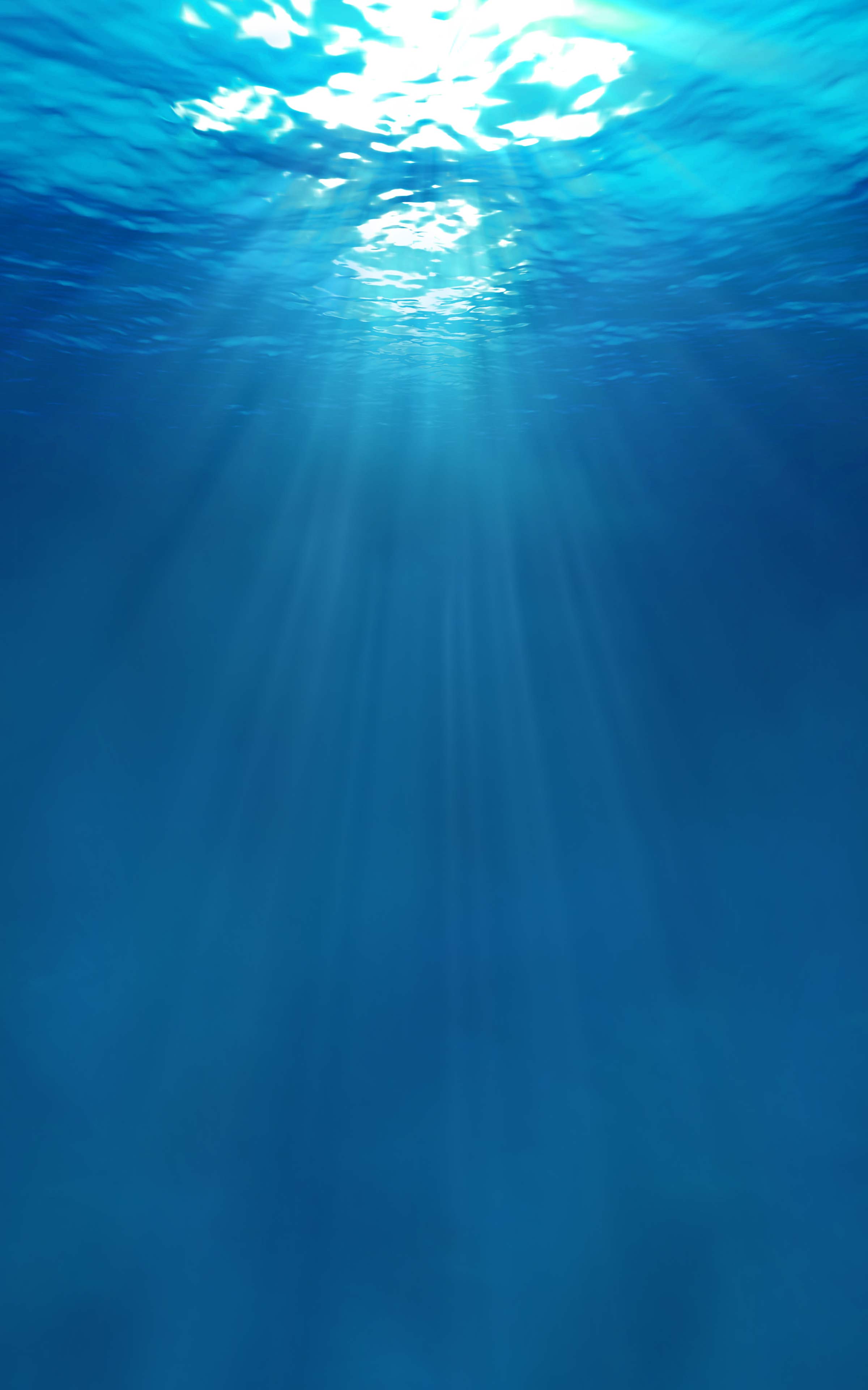 Underwater Sun Rays Mobile Wallpaper