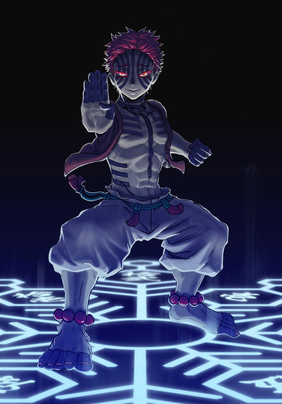 Demon Slayer Akaza Compass Needle