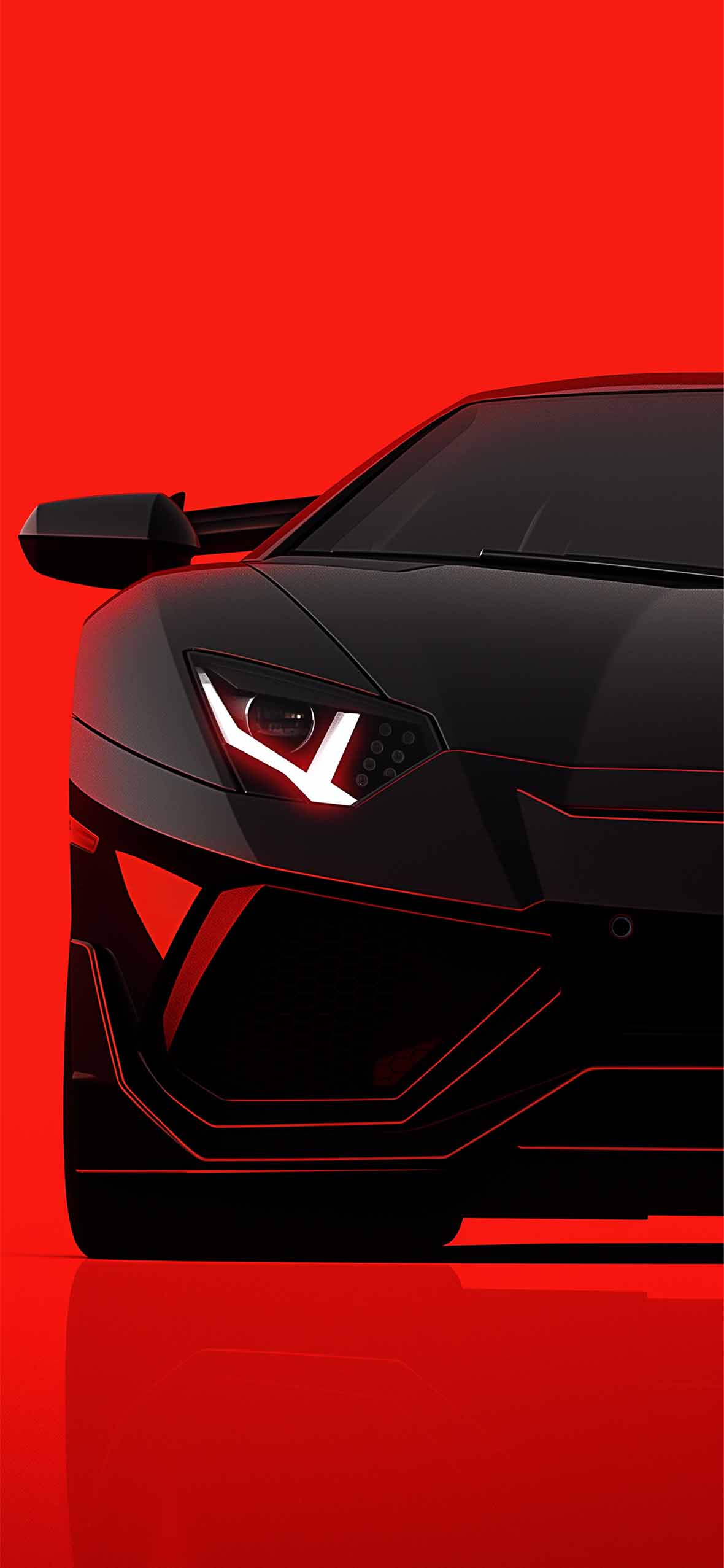 Red Glow Background Wallpaper iPhone