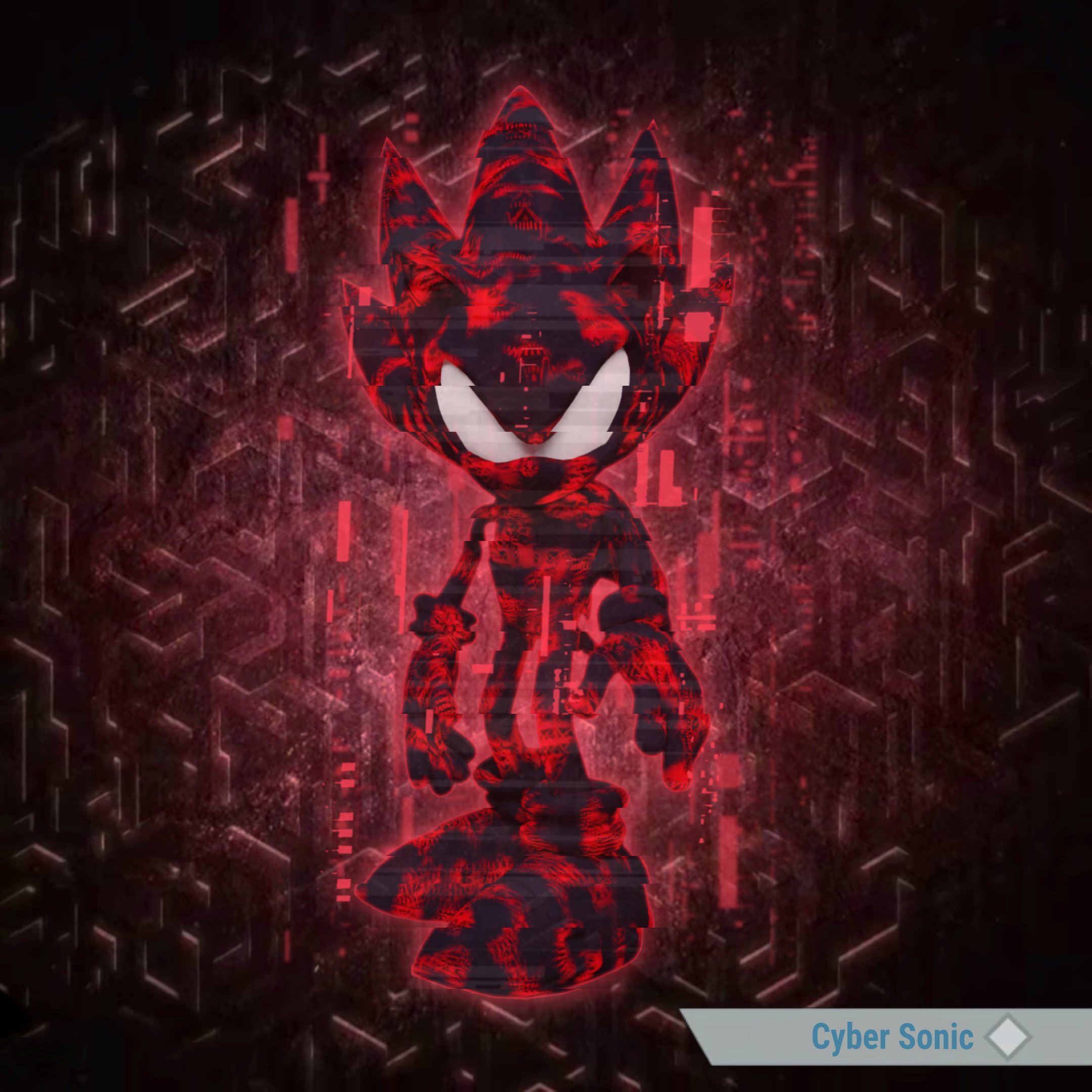 Cyber Corrupted Form Of Sonic