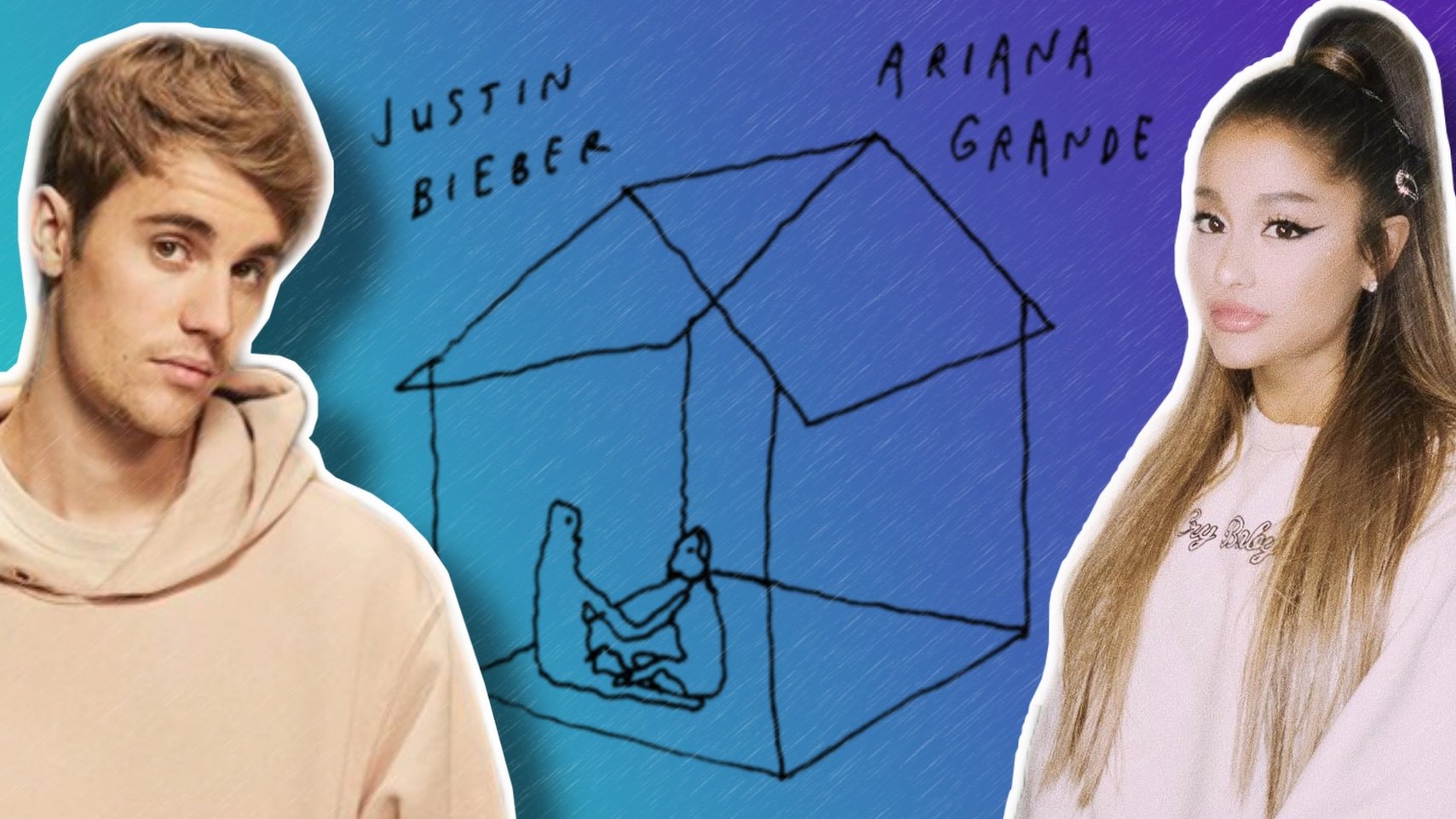 Ariana Grande and Justin Bieber record