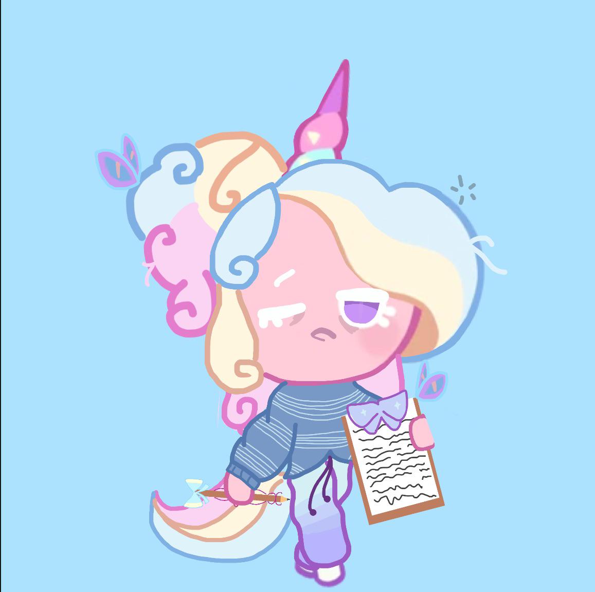 Coustume for Cream Unicorn cookie