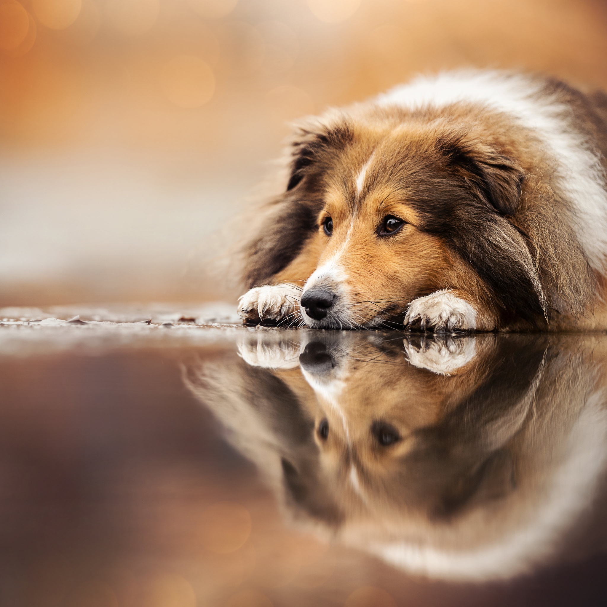Shetland Sheepdog Wallpaper 4K, Sheltie