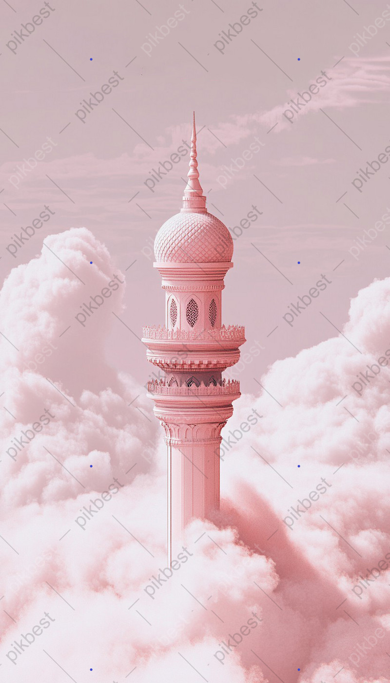 Minaret Of The Mosque In Istanbul