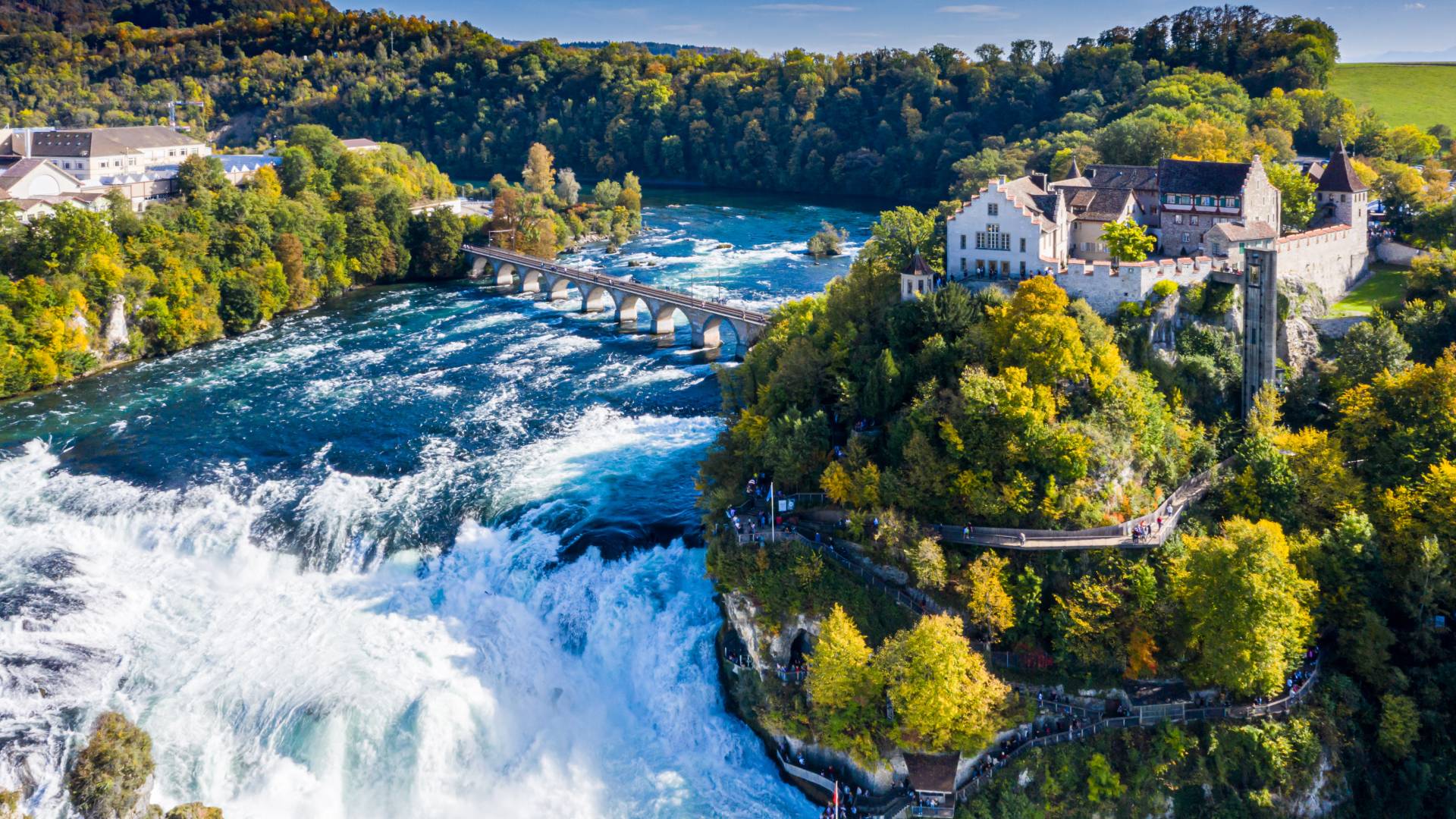 Exploring the Majestic Rhine Falls: A