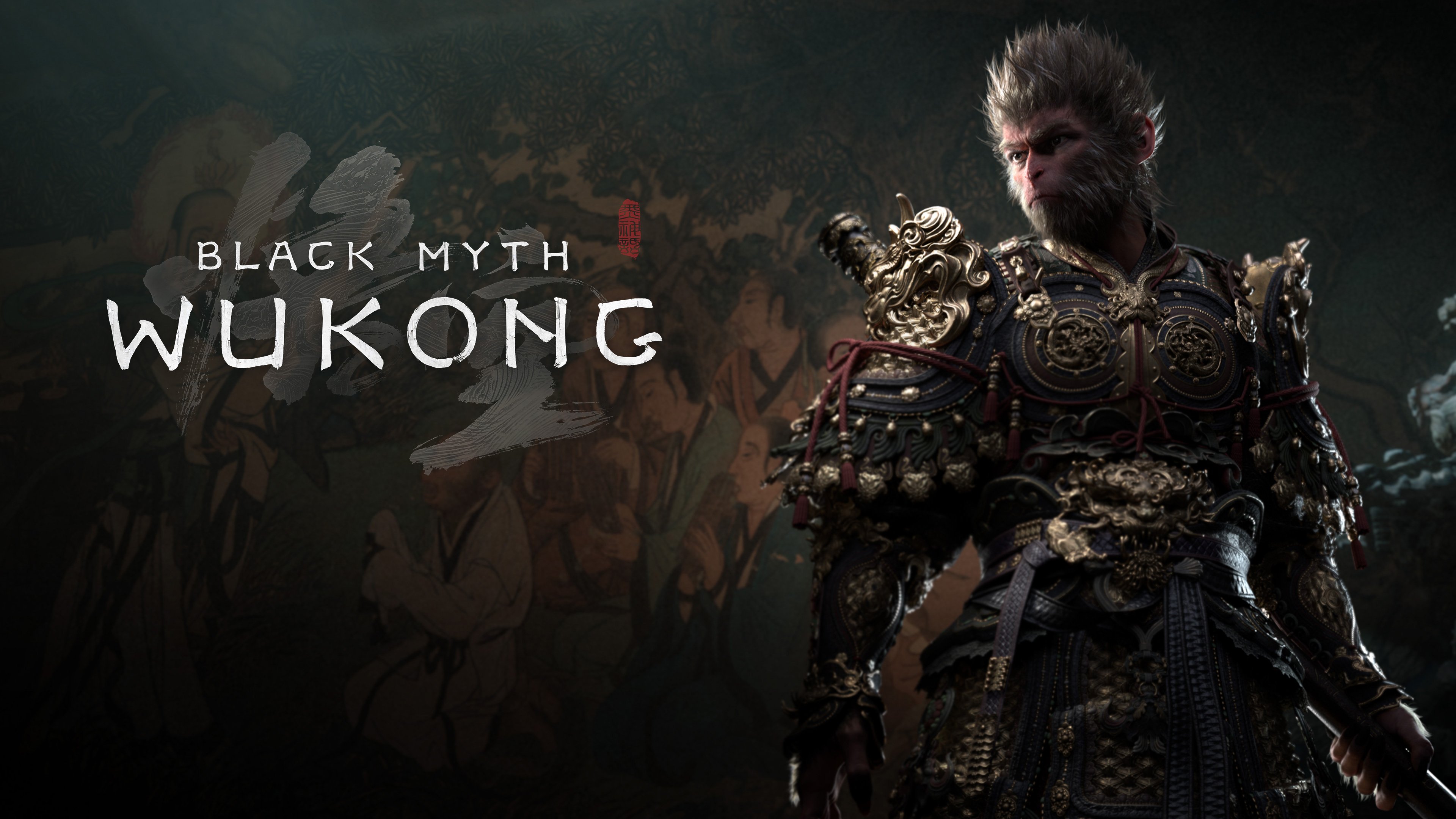 Black Myth: Wukong Wallpaper 4K, Key Art, 2024 Games, Game Art